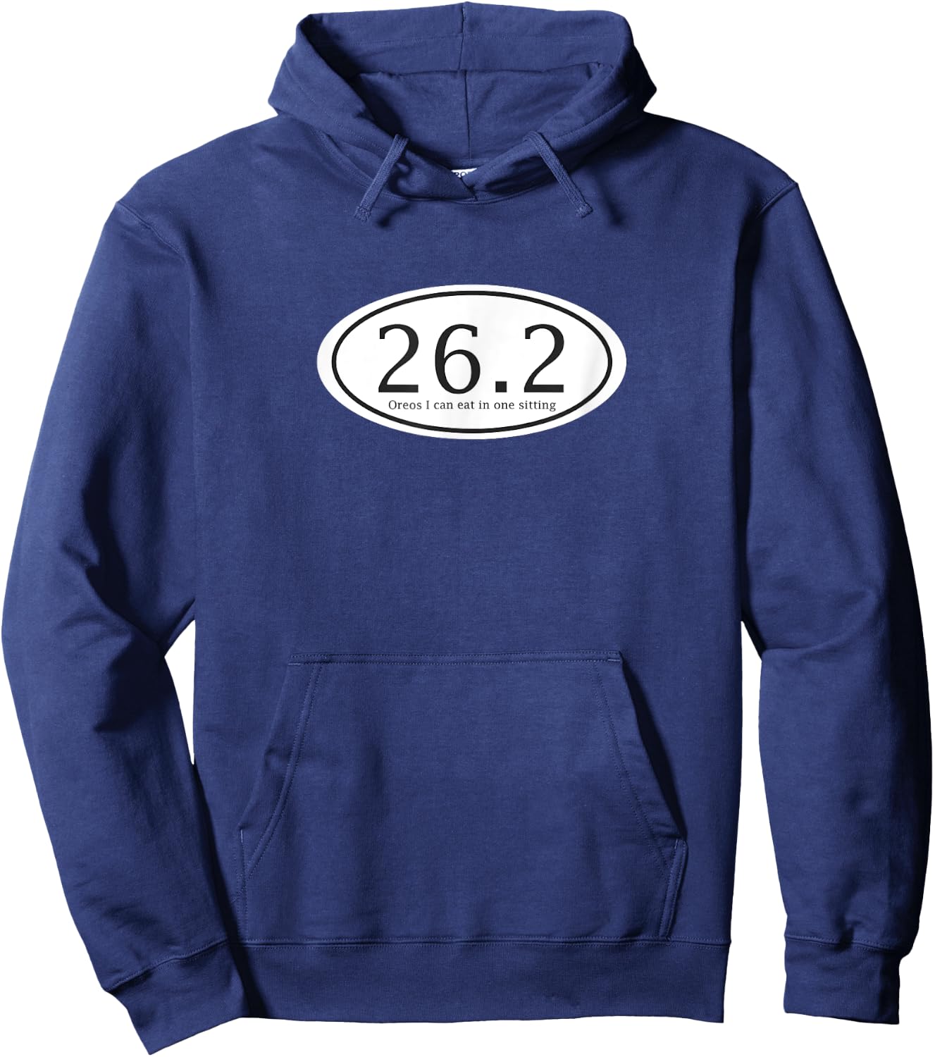 26.2 Oreos I Can Eat in 1 sitting Funny - Unrunner Hoodie - Hoodie | Navy