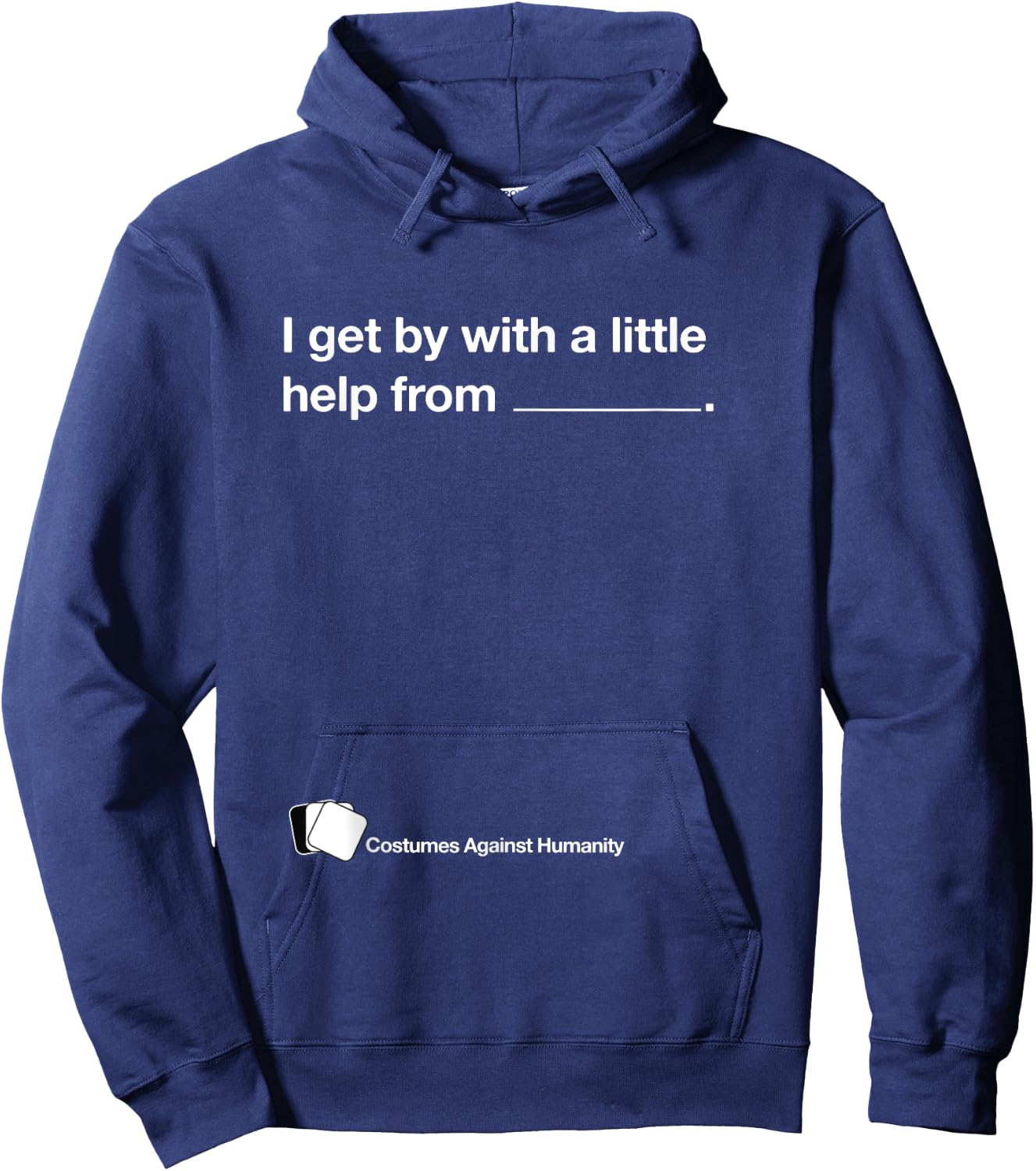 Funny Halloween Against Humanity Group & Couple Costume Hoodie - Hoodie | Navy