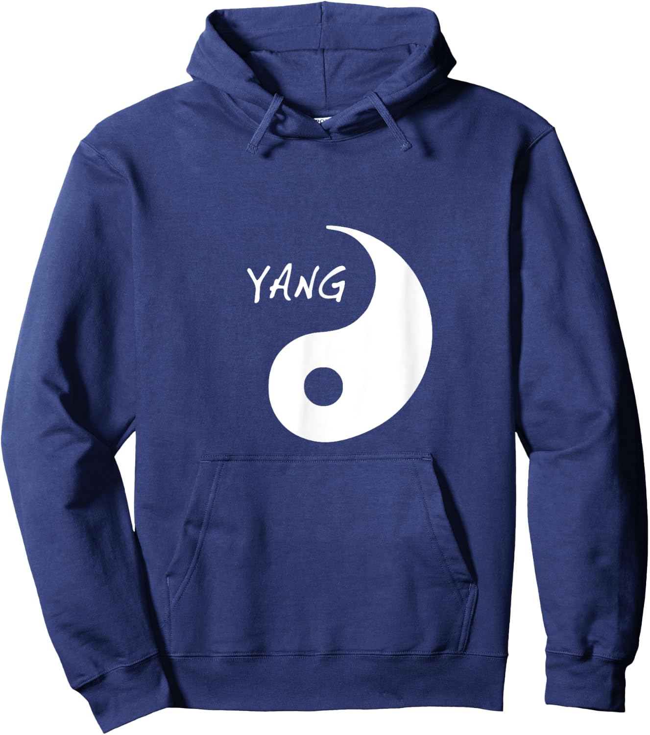 Yin Yang Funny Halloween Couples for Best Friends Hoodie - Hoodie | Navy