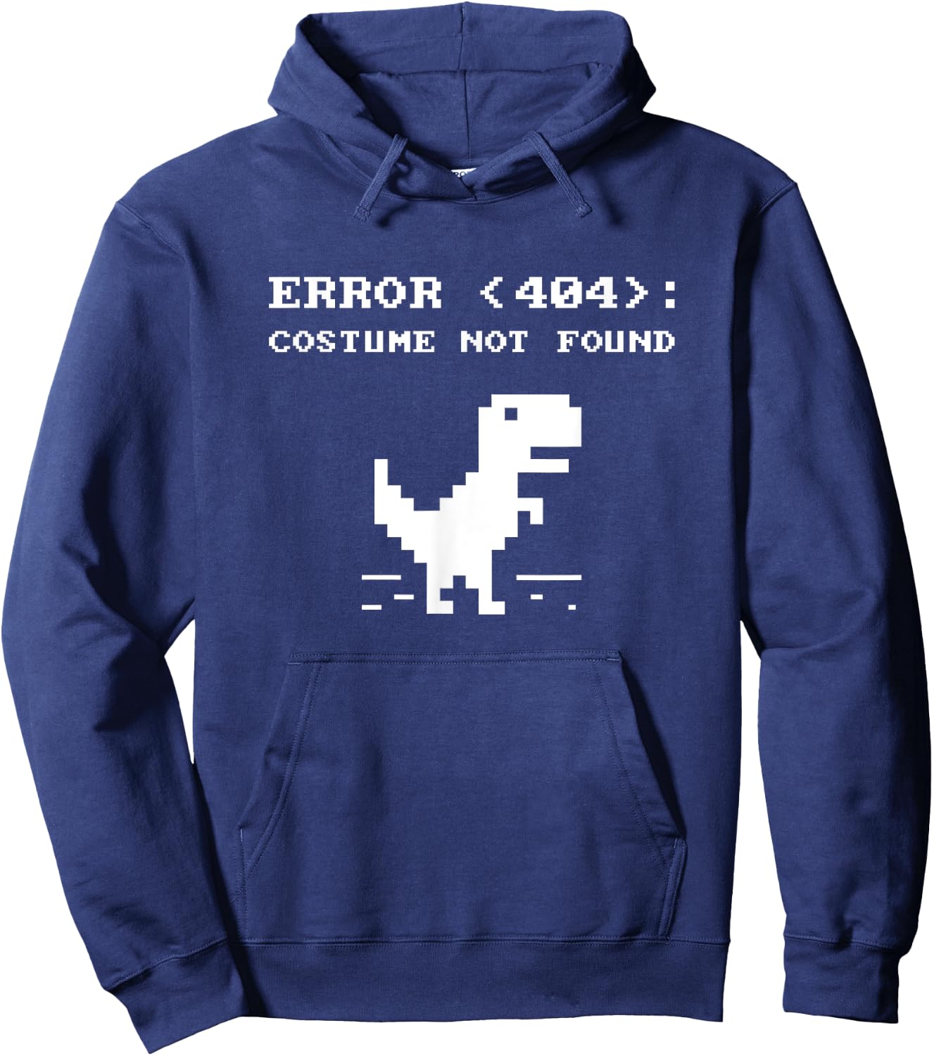 404 Error Costume Not Found Shirt Funny Halloween Internet Hoodie - Hoodie | Navy