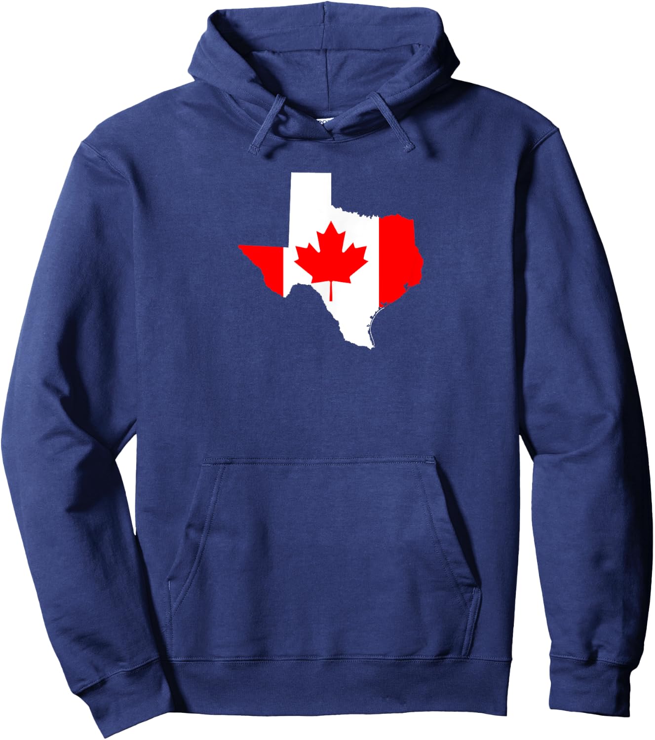 Texas Canada Pride - Texan Canadian Heritage shirt Hoodie - Hoodie | Navy