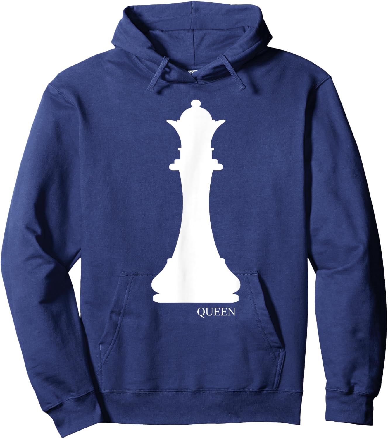 Queen Chess Piece Group Costume Chess Club Chess Board Hoodie - Hoodie | Navy