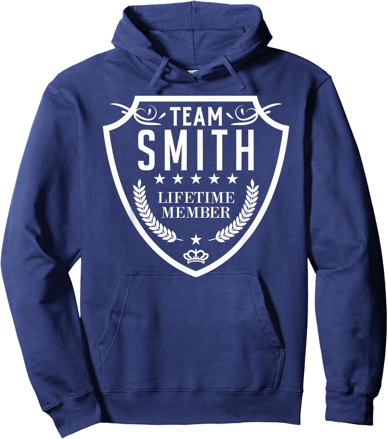 Team Smith Lifetime Member Matching Family Crew Shirt Hoodie - Hoodie | Navy