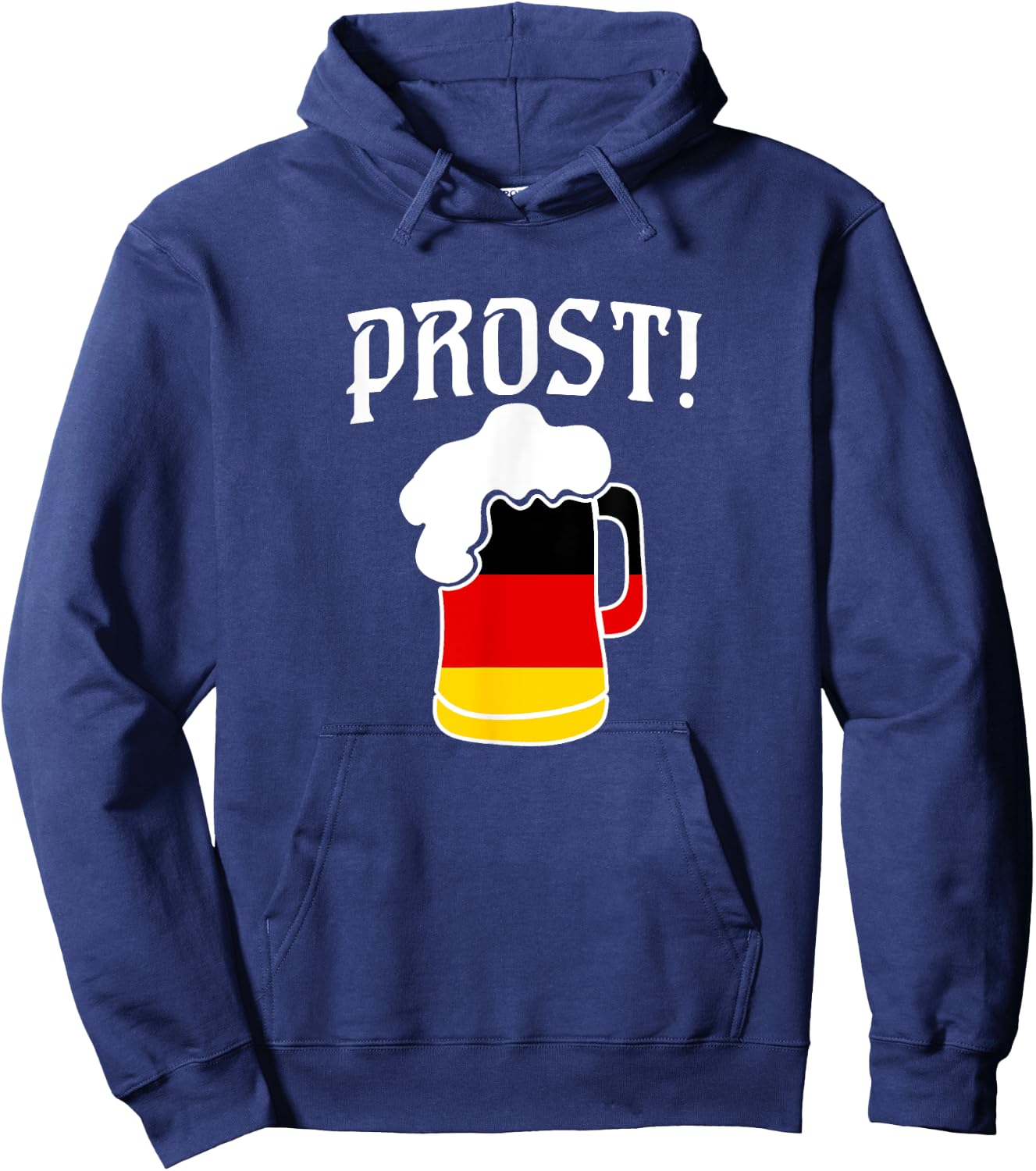 Cool Prost German Beer Oktoberfest and Bock Fest Hoodie - Hoodie | Navy