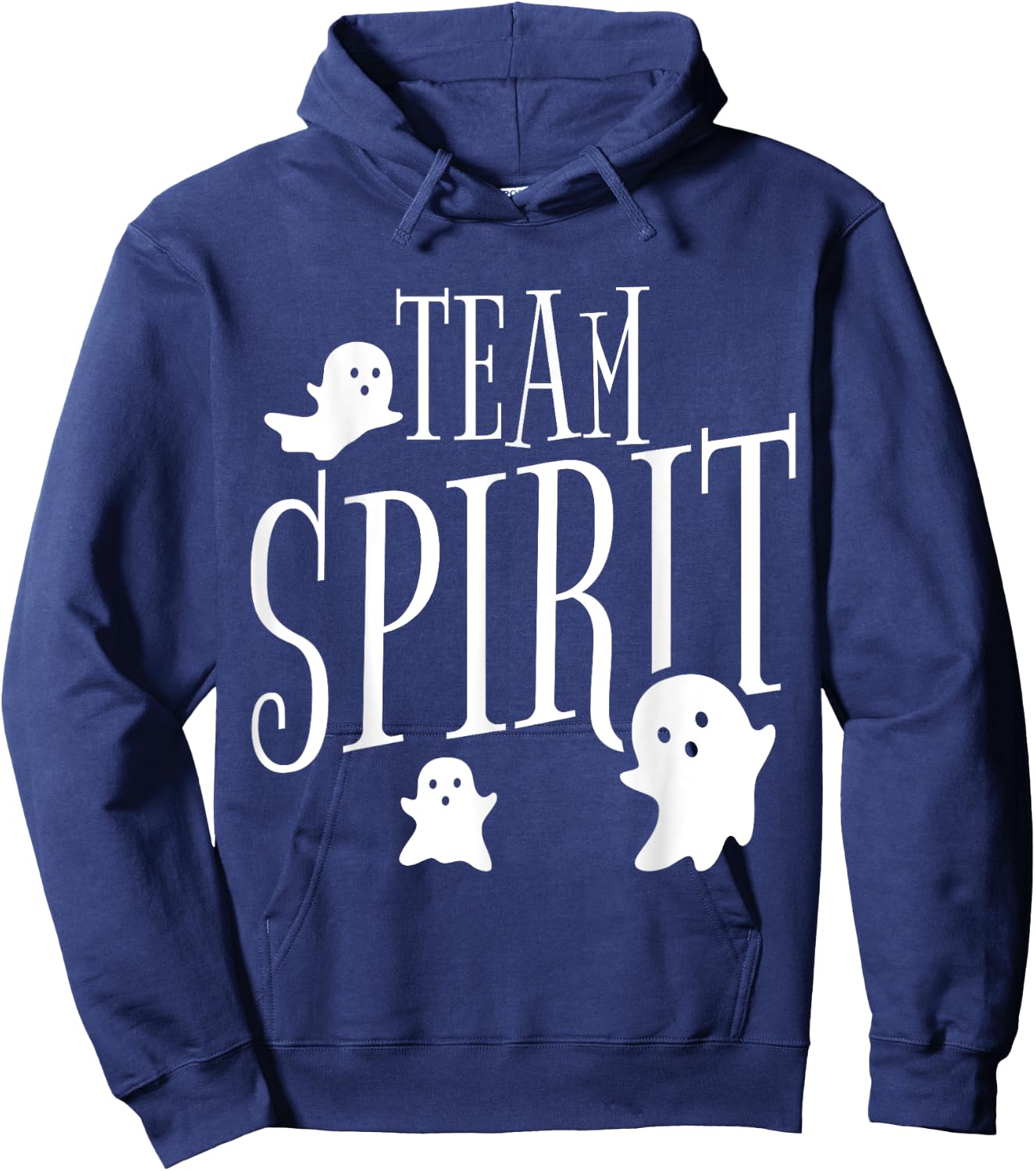 Funny Ghost Pun - Team Spirit - Halloween Gifts Hoodie - Hoodie | Navy