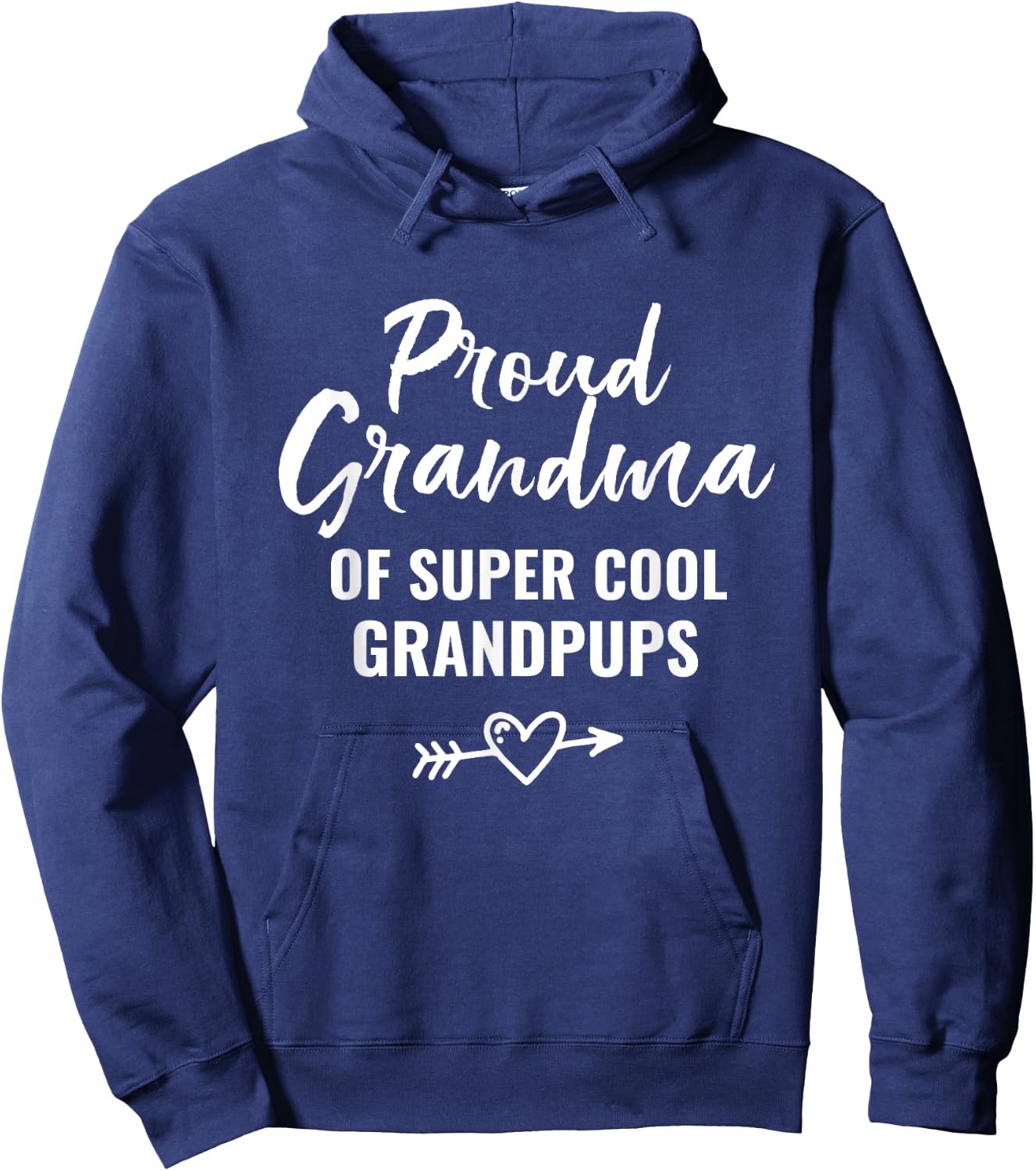 Proud Grandma Shirt Love Grandpups Dog Lovers Hoodie - Hoodie | Navy