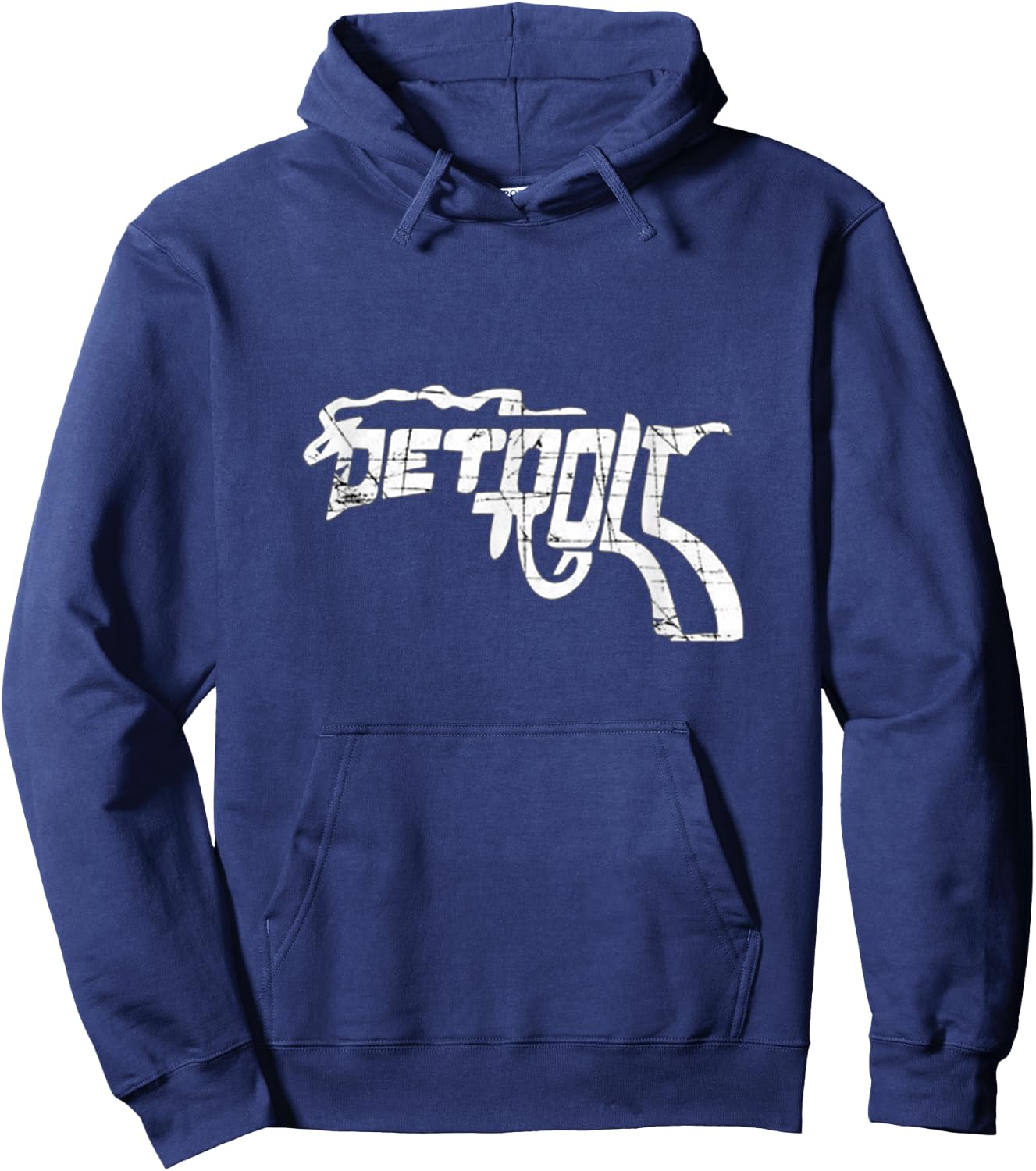 Detroit Pistol Shirt Hoodie - Hoodie | Navy