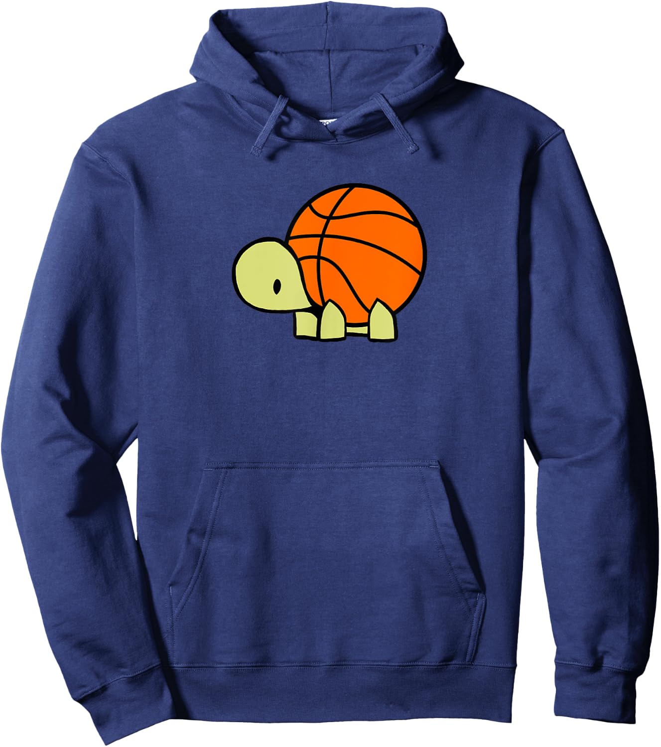 Max Turtle loves Basketball I Baller Turtles Team Hoodie - Hoodie | Navy