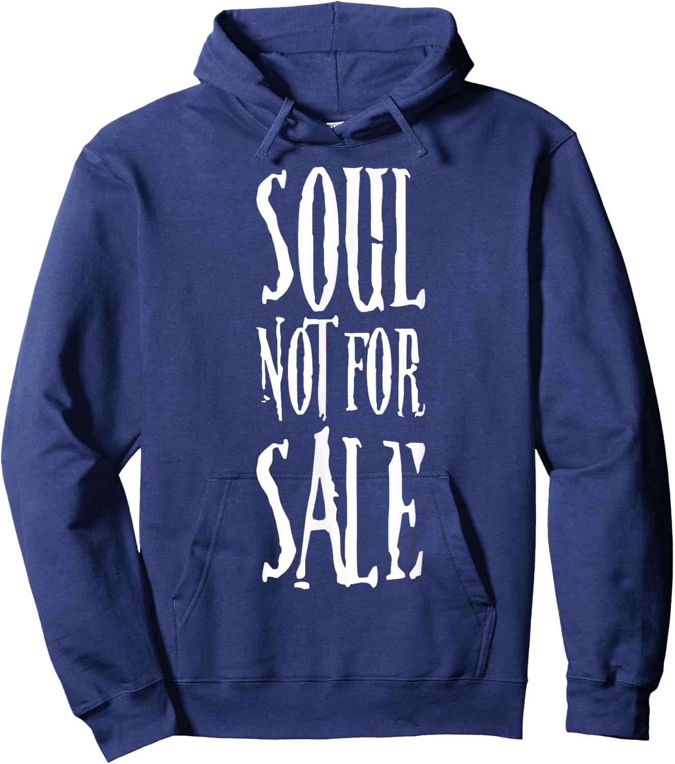 Soul Not For Sale Funny Halloween Night Party Outfit Hoodie - Hoodie | Navy