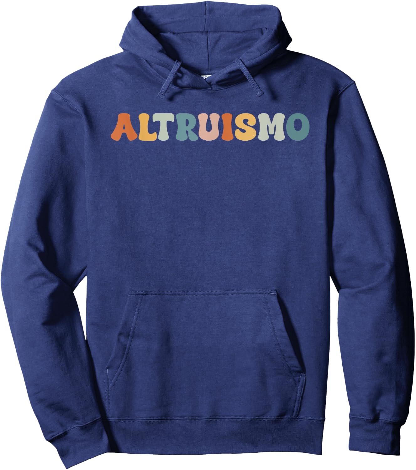 Altruismo Vintage Retro Groovy Social Psychology Lover Hoodie - Hoodie | Navy