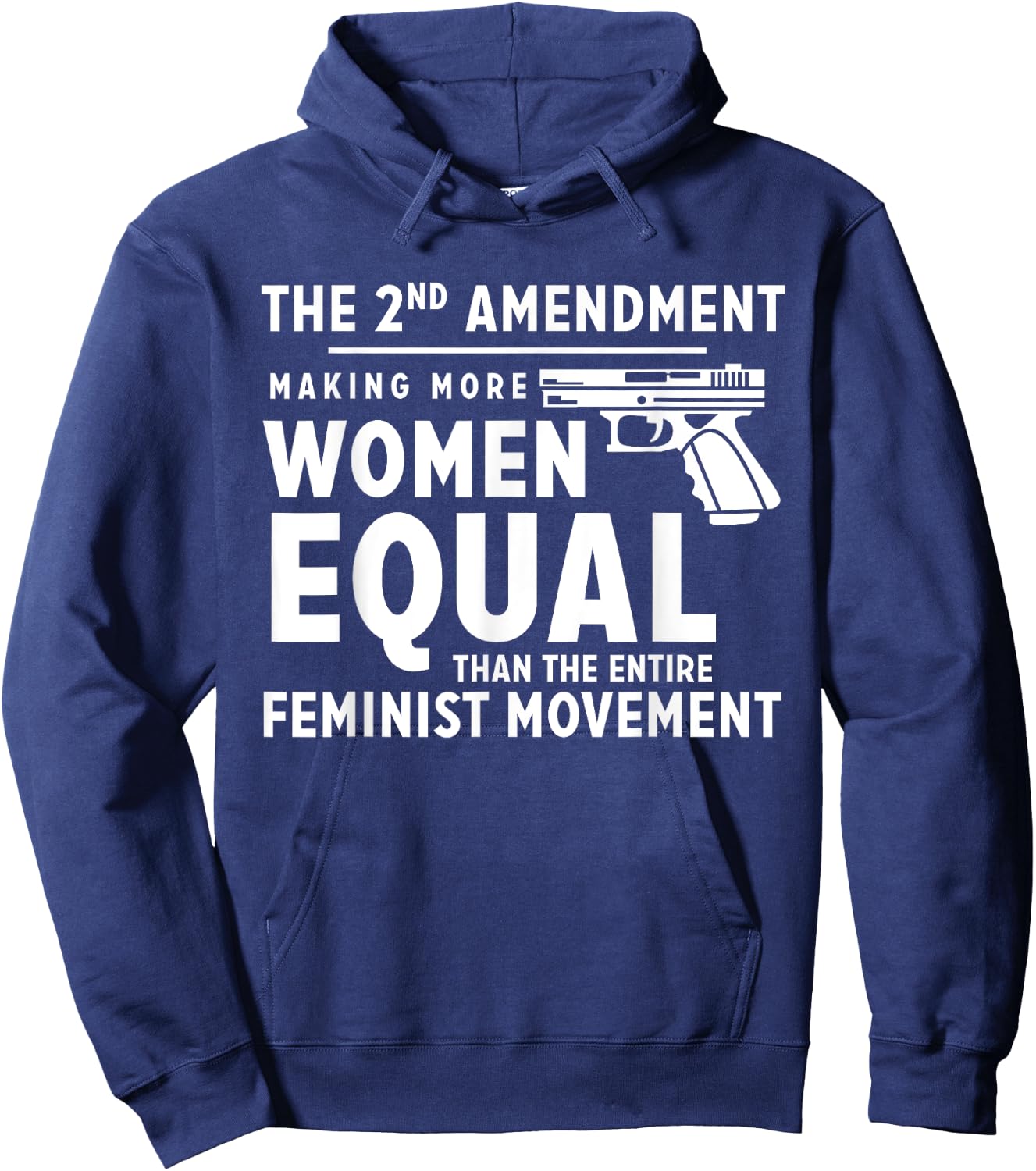 The 2nd Amendment Making Women Equal Hoodie - Hoodie | Navy