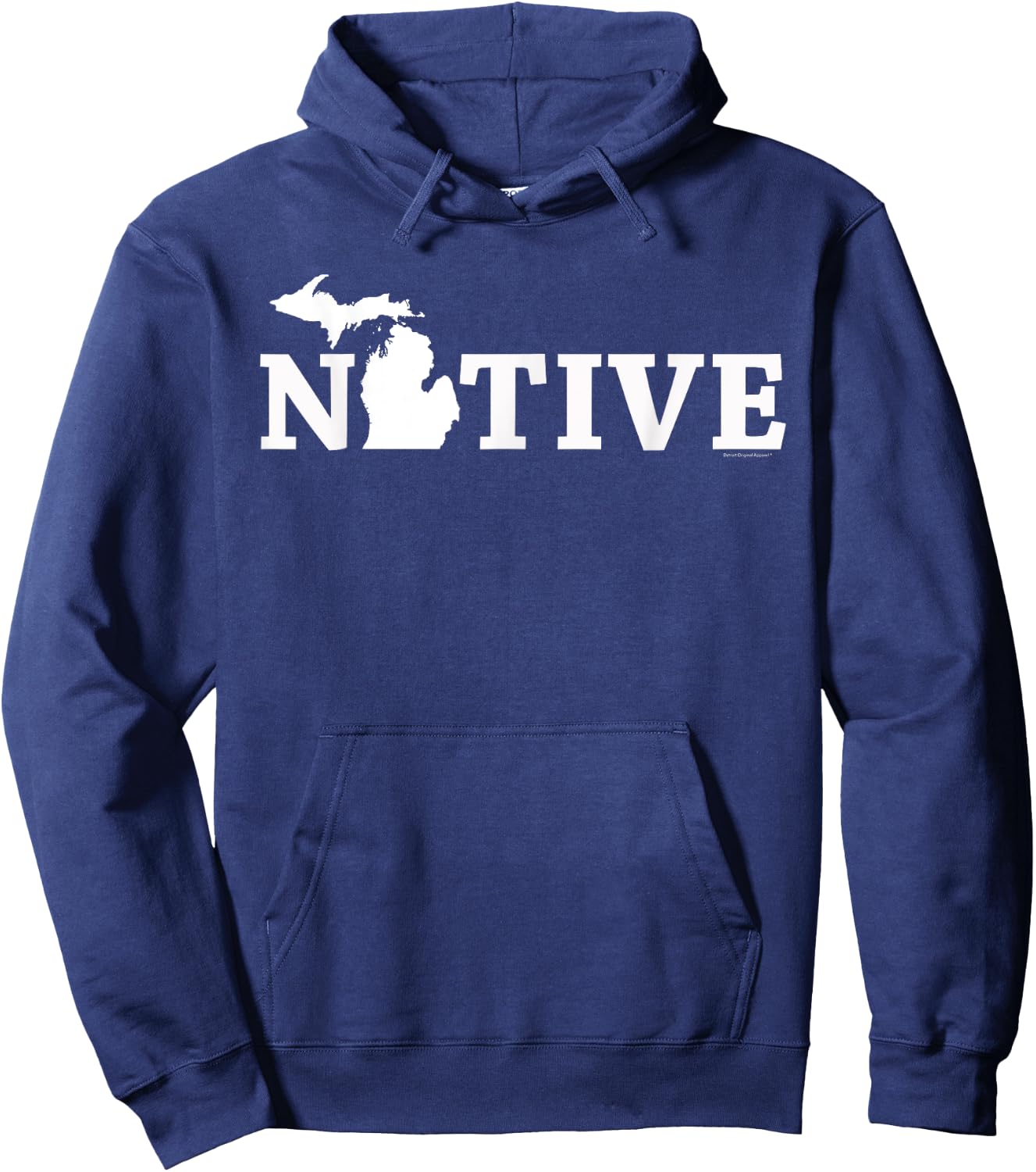 Michigan Midwest T Shirt - Mitten Shirt - Native Hoodie - Hoodie | Navy