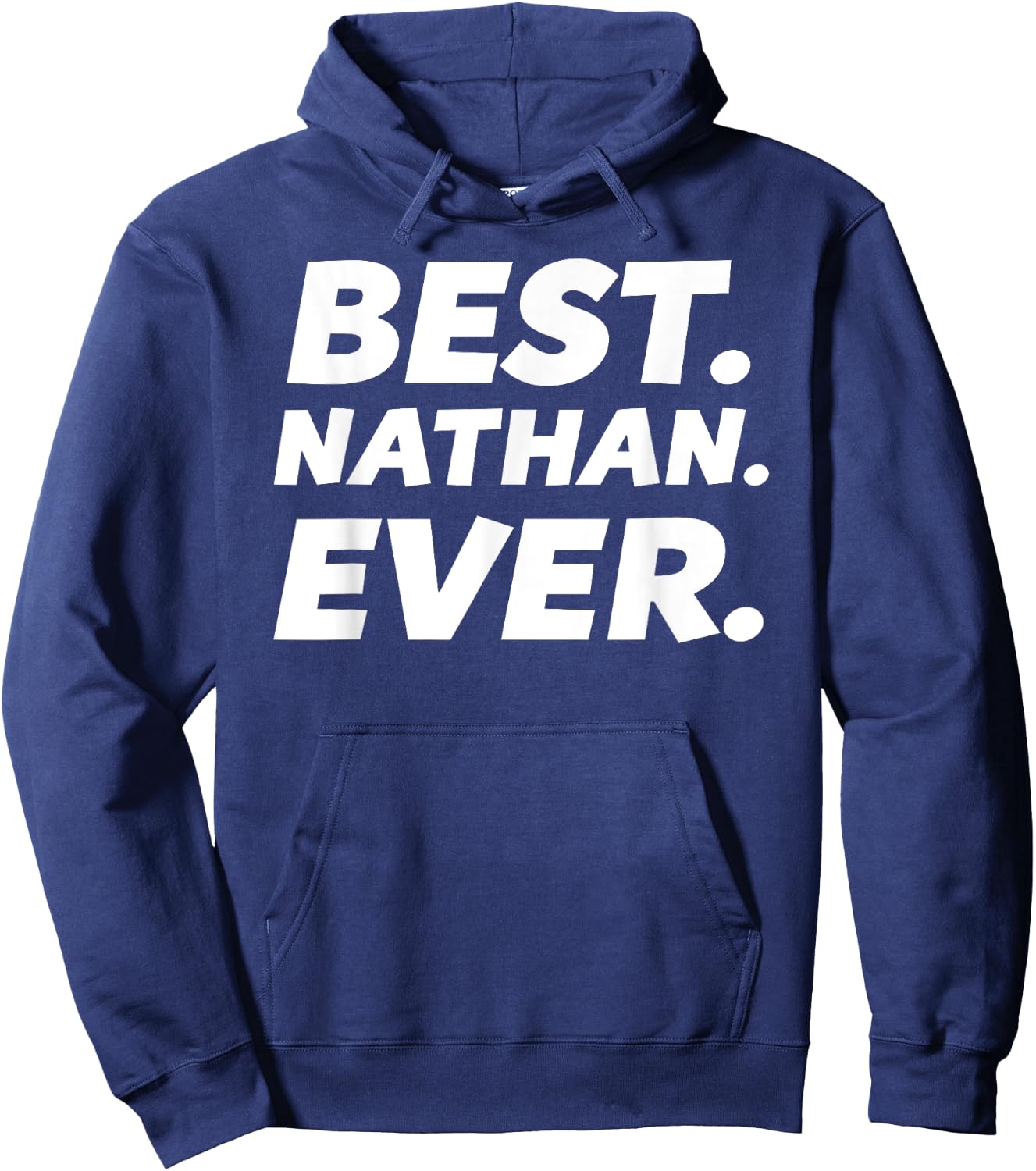 Funny Worlds Best Nathan Shirt Men Kid Nathan Name Hoodie - Hoodie | Navy