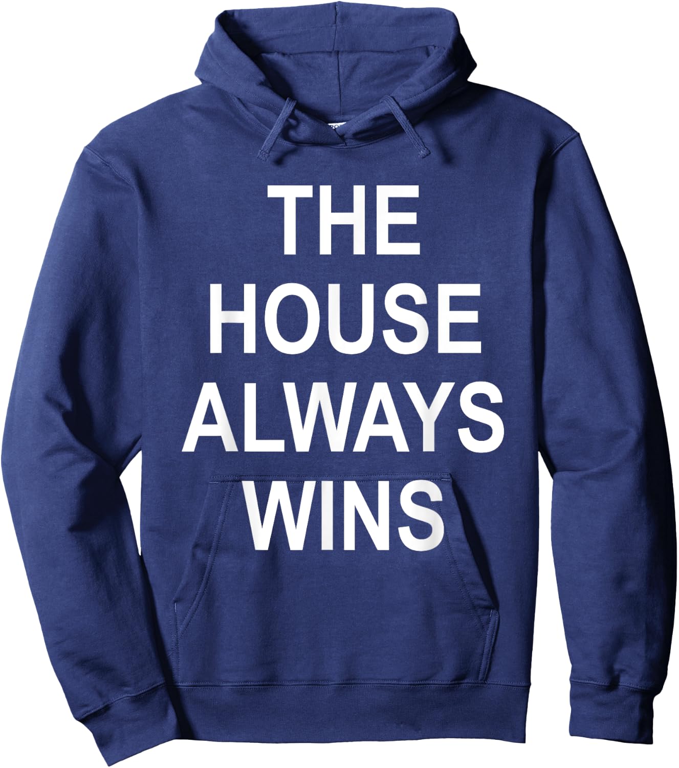 The House Always Wins Shirt,This is My Poker Face Card Game Hoodie - Hoodie | Navy