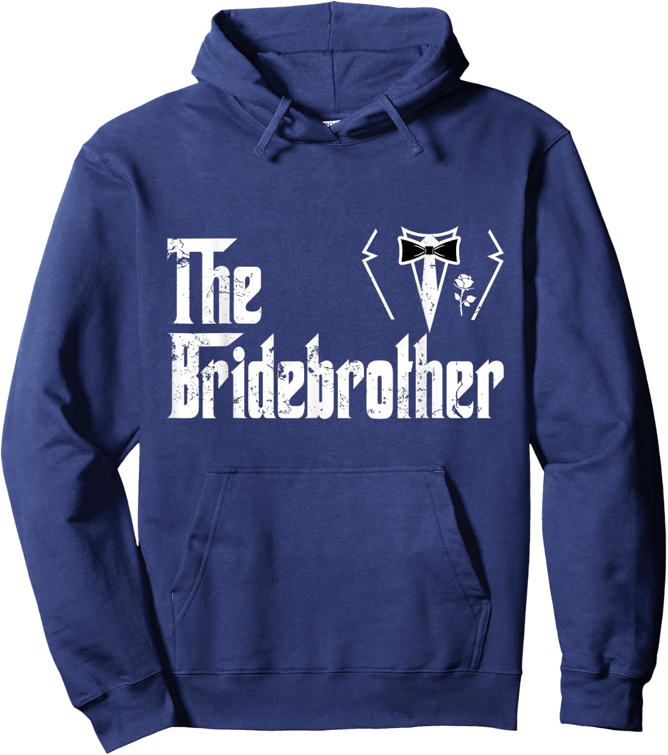 Family Brother Of The Bride Bridal Gift Groom Wife Wedding Hoodie - Hoodie | Navy