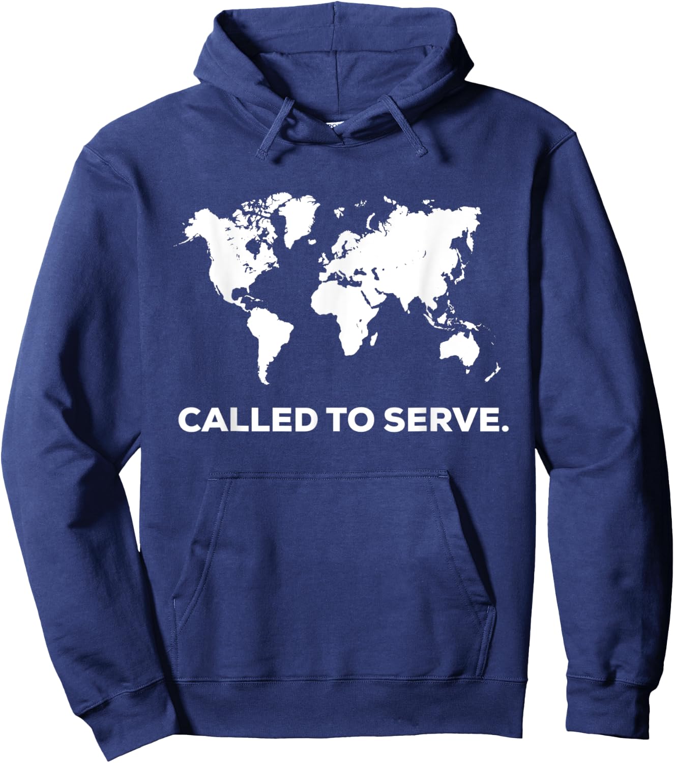 Called To Serve Christian Missions Nations Faith Hoodie - Hoodie | Navy