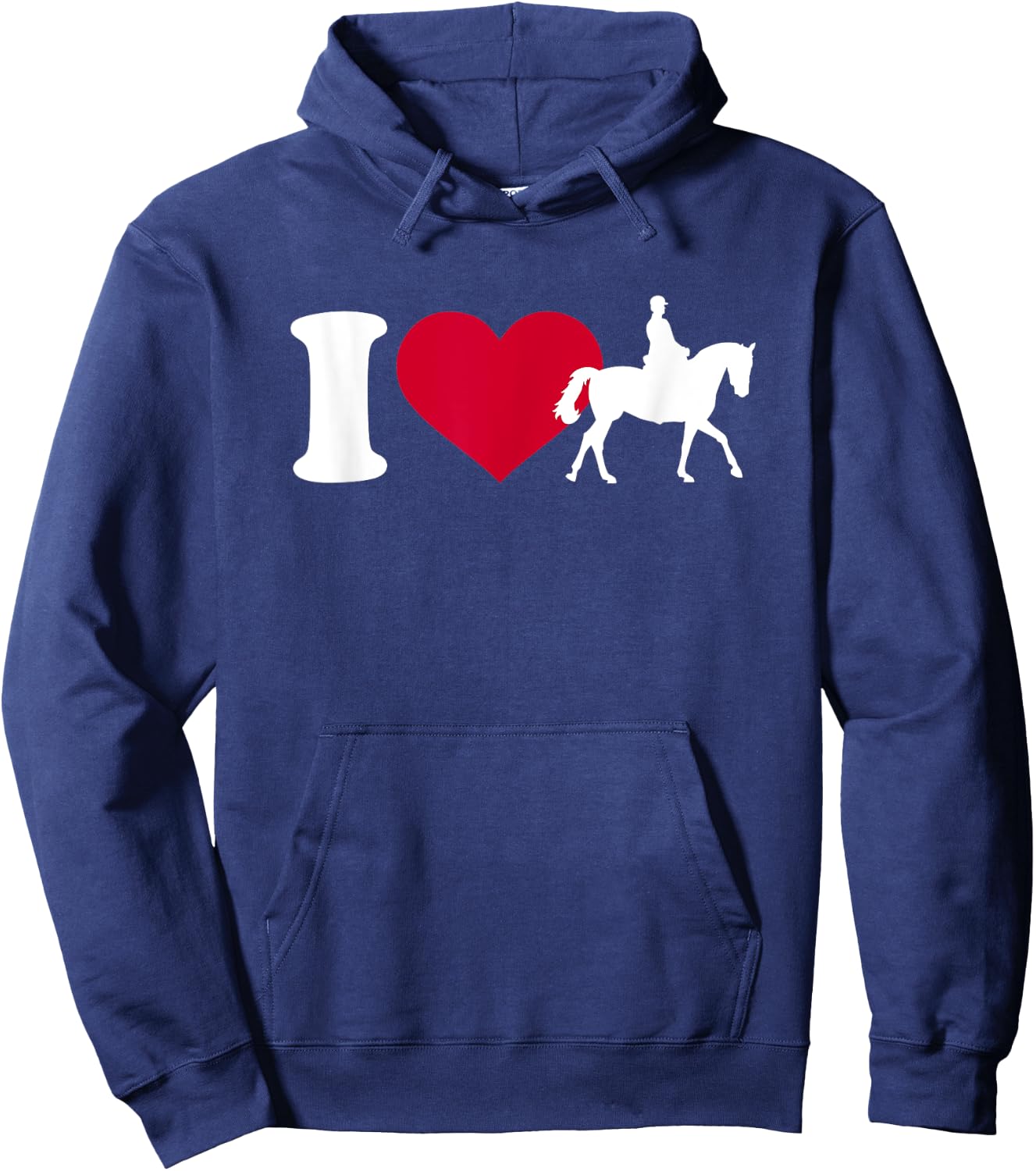 I love horse riding Hoodie - Hoodie | Navy
