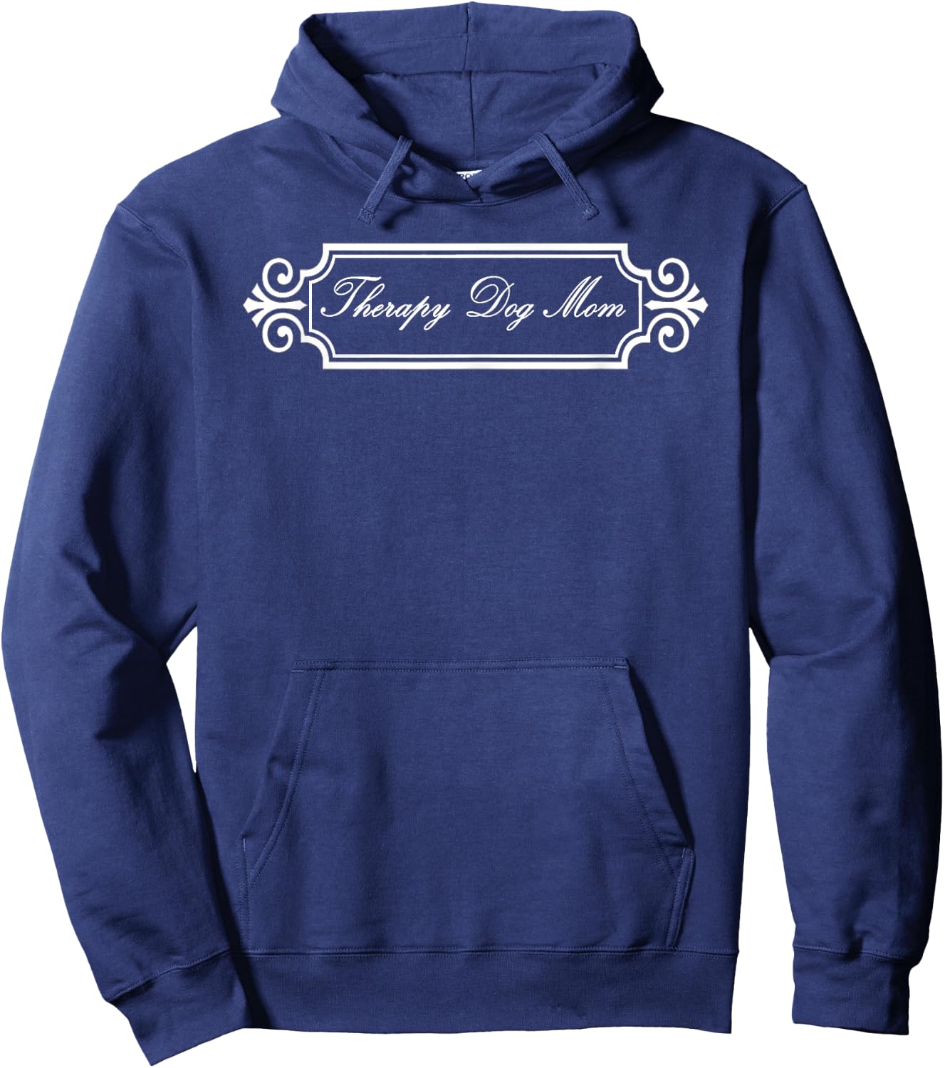 Therapy Dog Mom for Service Dog Pets Hoodie - Hoodie | Navy