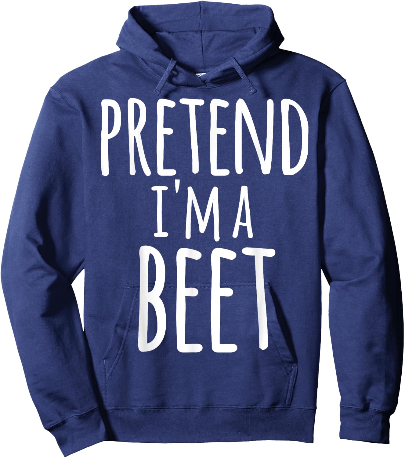Funny Lazy Halloween PRETEND I'M A BEET Costume Hoodie - Hoodie | Navy