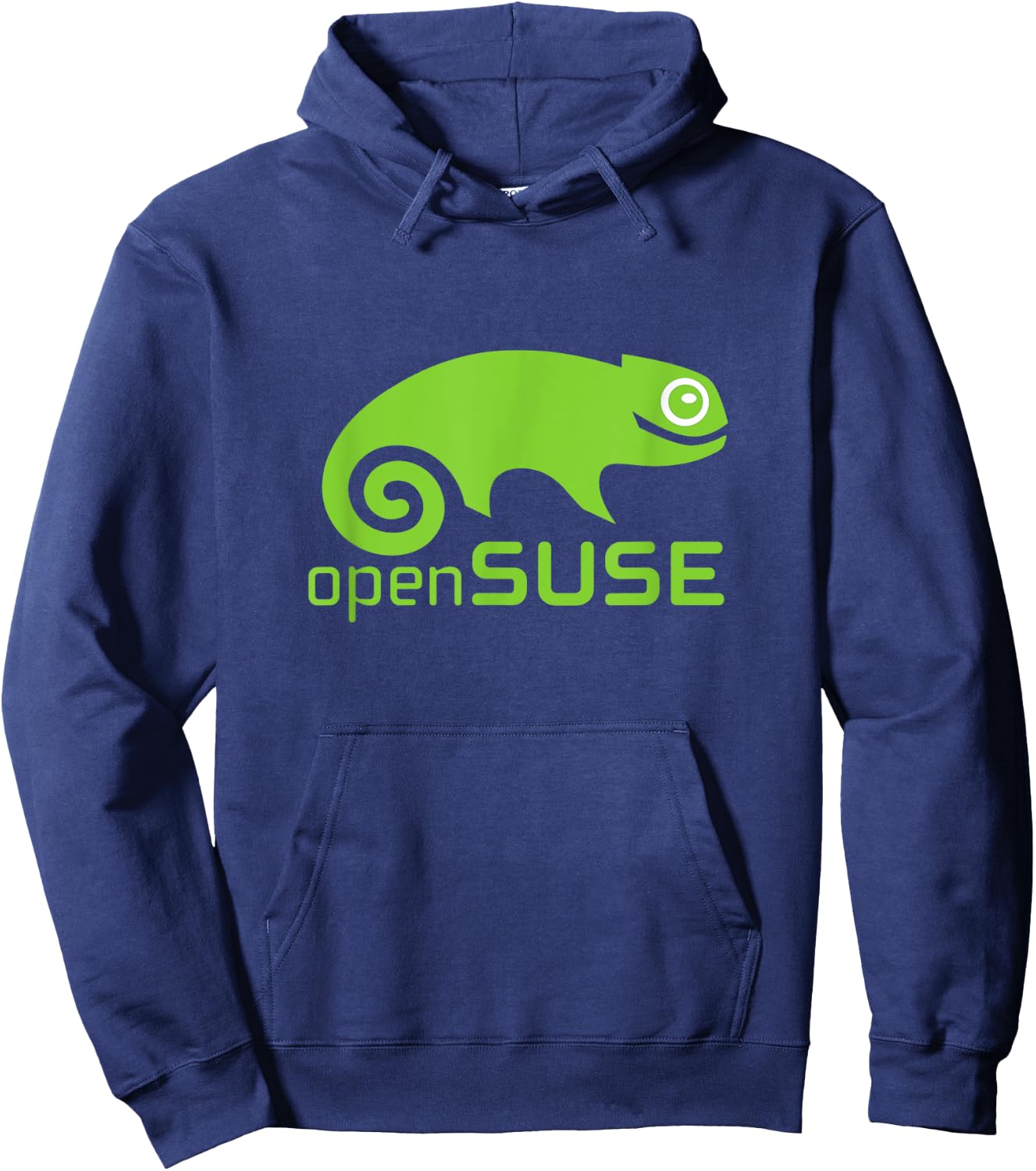 Linux openSUSE lover with green Logo Open Source Os Hoodie - Hoodie | Navy