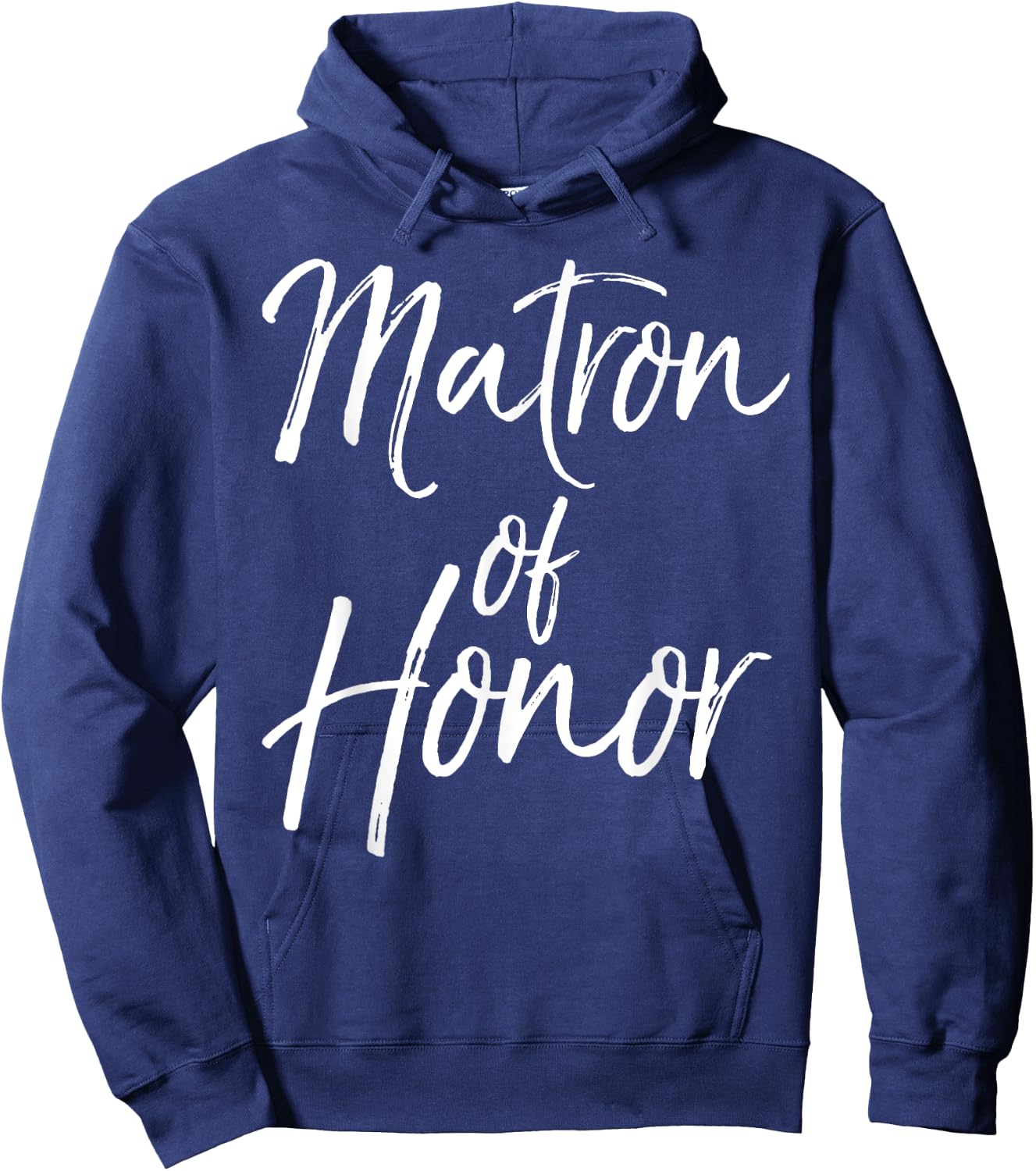 Matron of Honor Shirt Cute Wedding Gift Hoodie - Hoodie | Navy