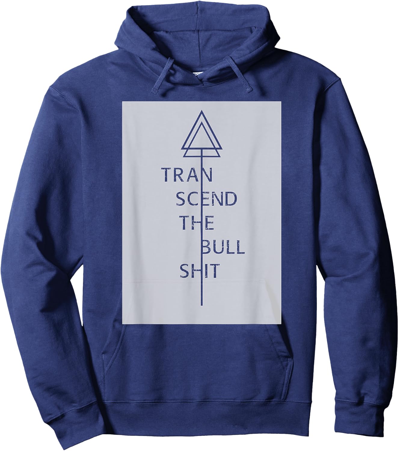 Transcend the Bull sh*t Yoga/ Camping Wear Hoodie - Hoodie | Navy