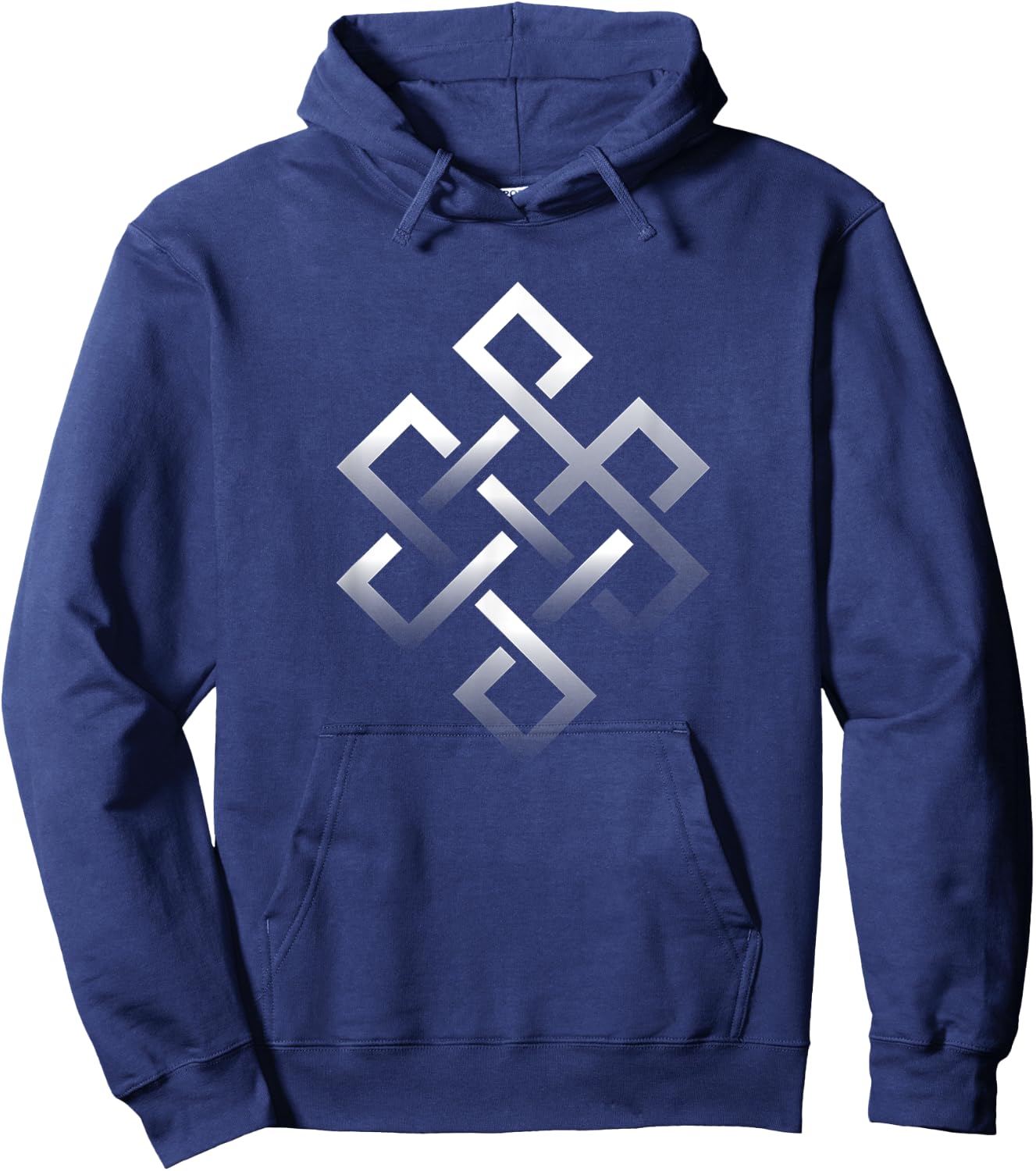 Eternal Knot Yoga Buddhist Yogi Wellness Meditate Gift Hoodie - Hoodie | Navy