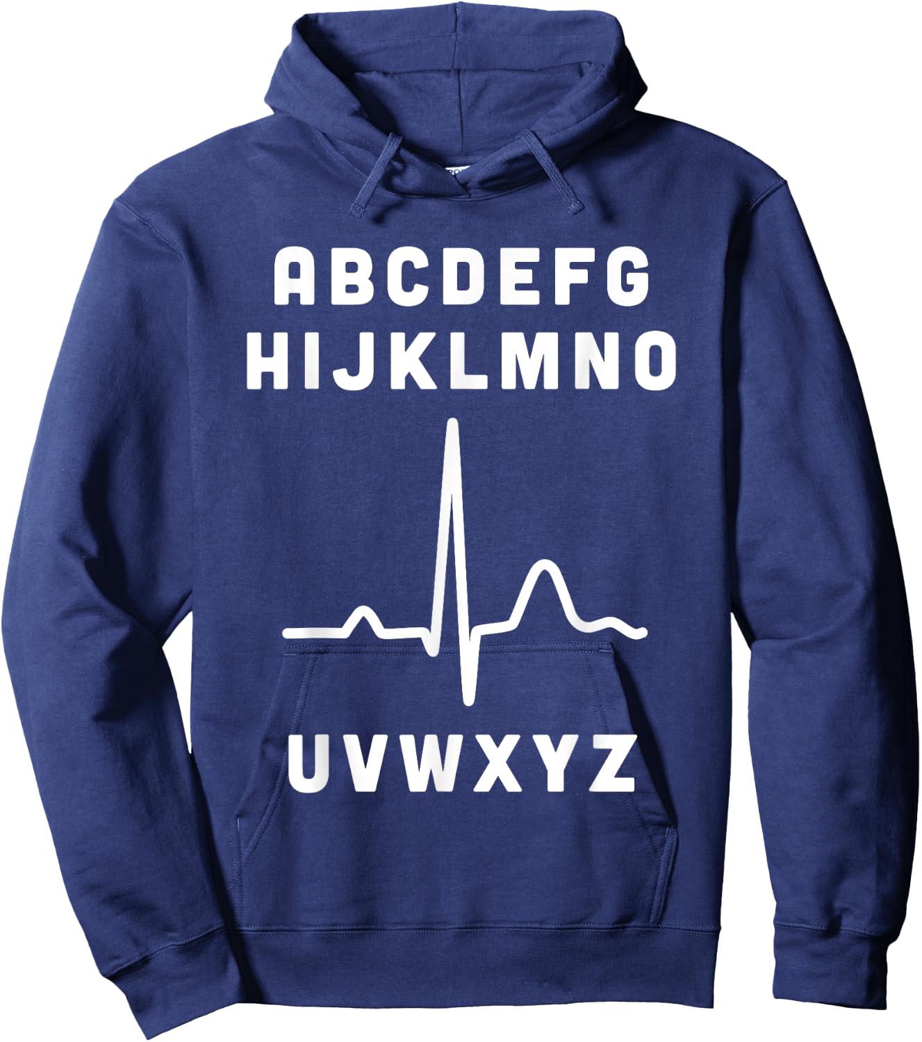 Nurse PQRST Alphabet Funny RN Gift, Nursing Jokes for Nurses Hoodie - Hoodie | Navy