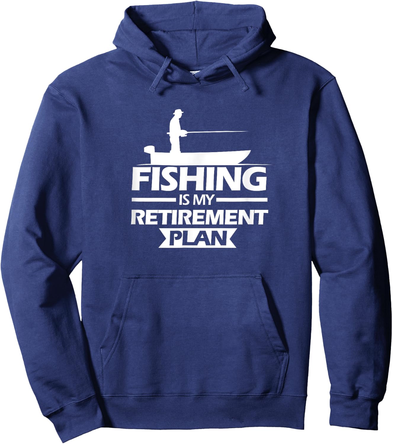 Fishing Retirement Plan Shirt Retired Fish Gifts Grandpa Hoodie - Hoodie | Navy