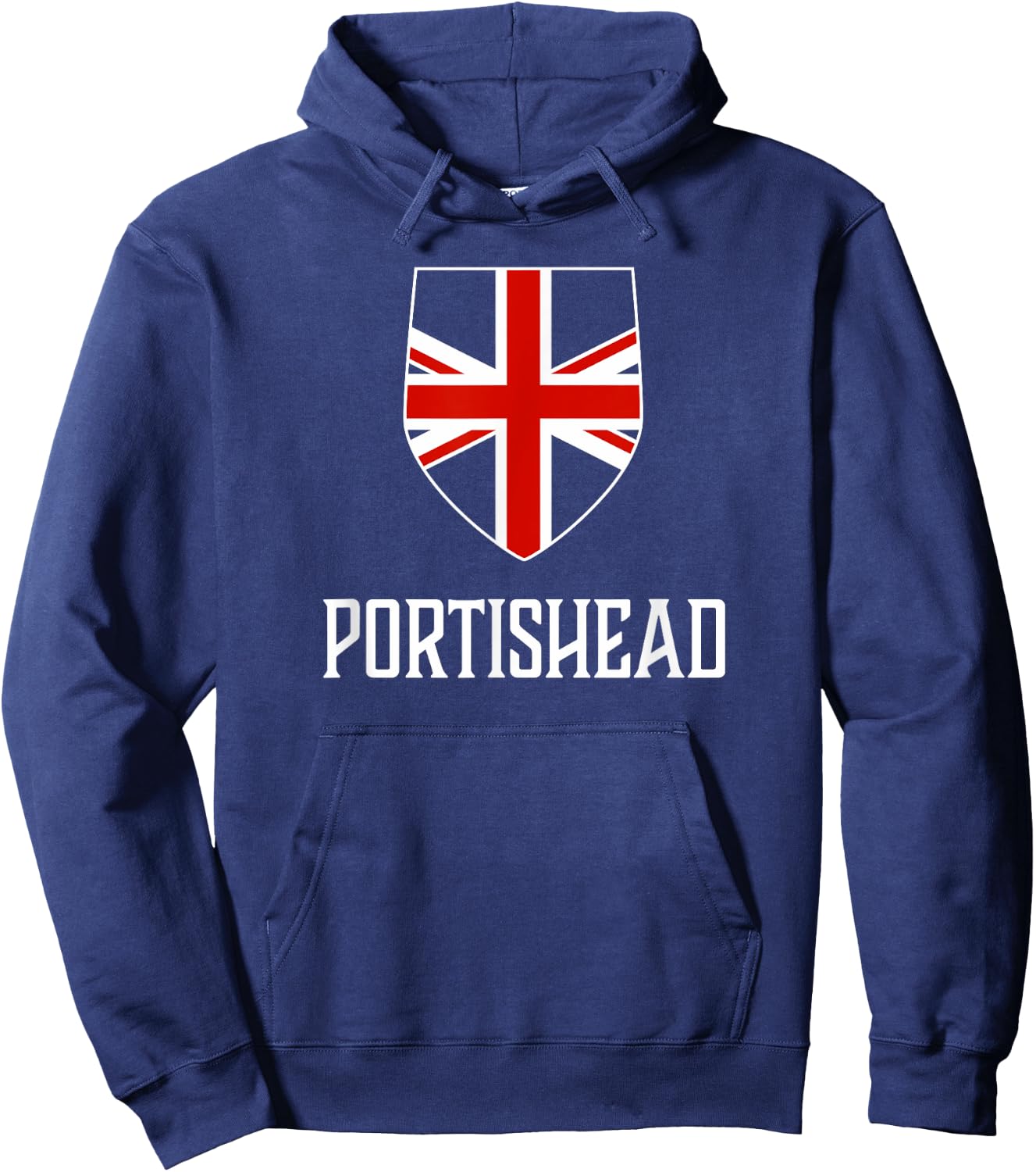 Portishead, England - British Union Jack UK Hoodie - Hoodie | Navy
