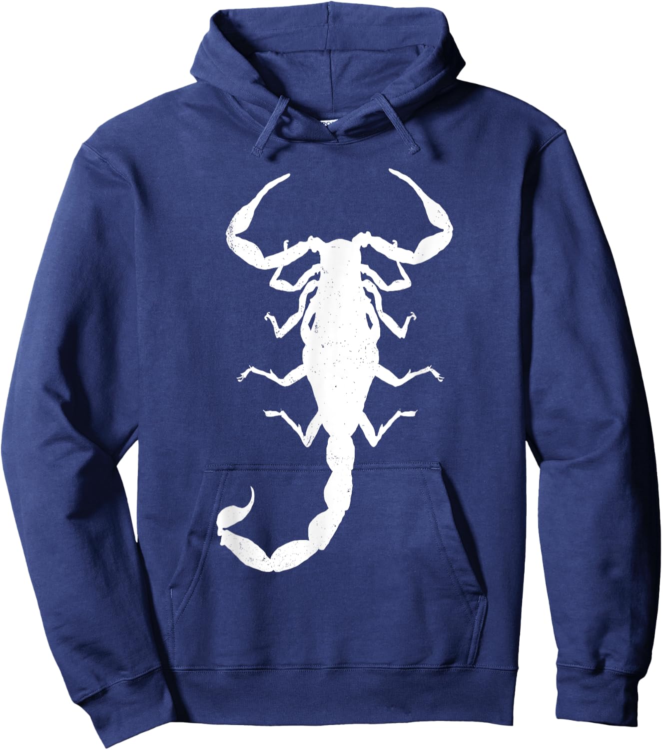 Cool Scorpion Design , Women, Teens Kids White Print Hoodie - Hoodie | Navy
