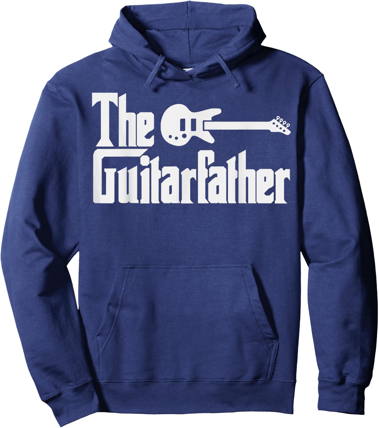 Fathers Day The Guitar-father Musician Guitarist Dad Gift Hoodie - Hoodie | Navy