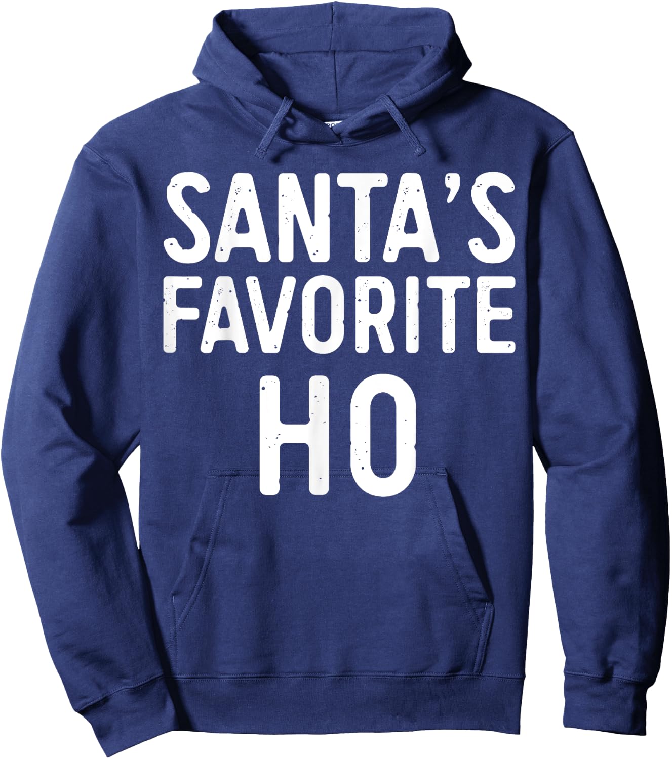 Santa's Favorite Ho Shirt Adult Kids Funny Christmas Pajamas Hoodie - Hoodie | Navy
