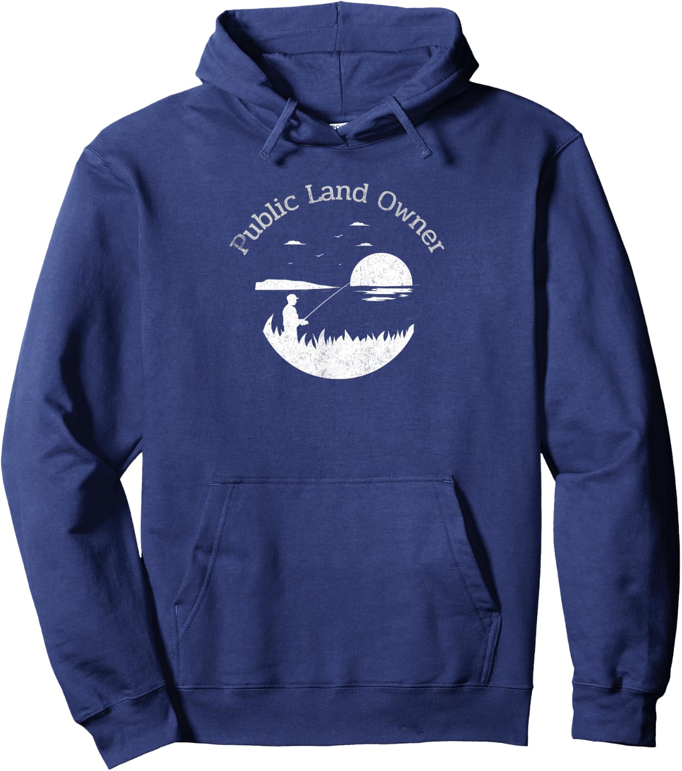Outdoors Lover Public Land Owner Conservation Gift Hoodie - Hoodie | Navy