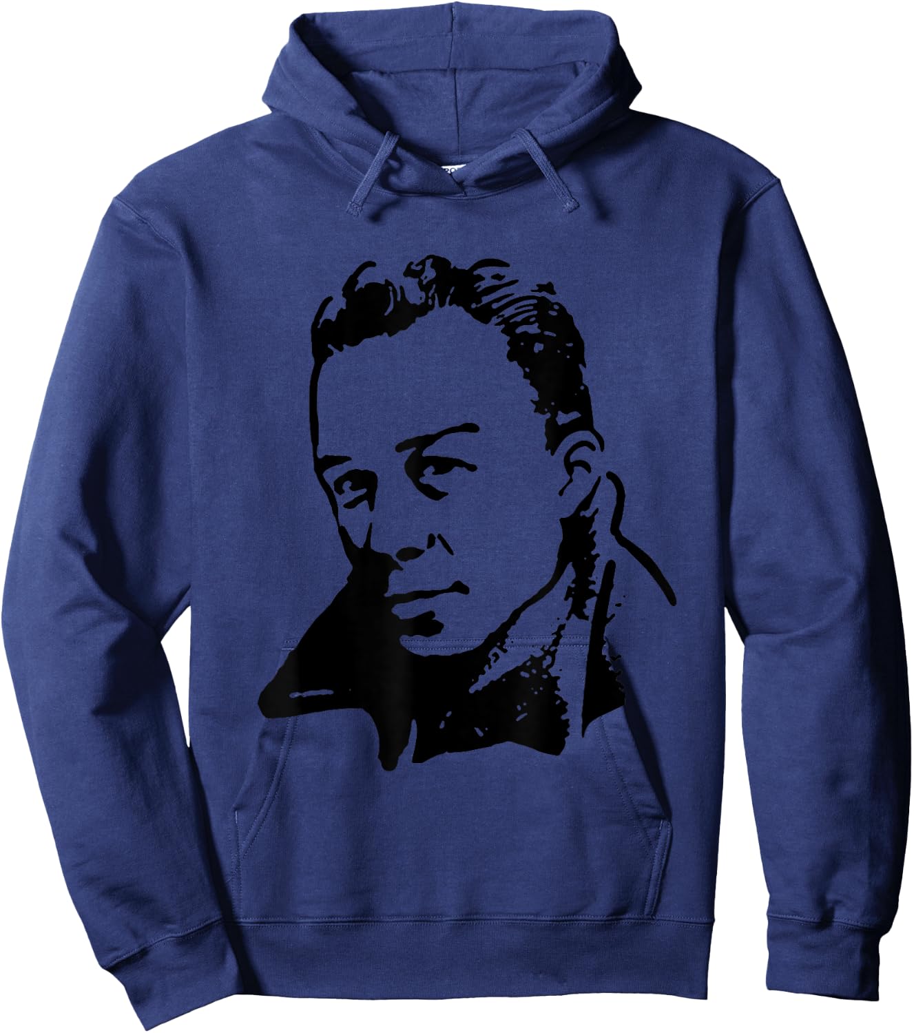 Albert Camus Shirt Hoodie - Hoodie | Navy