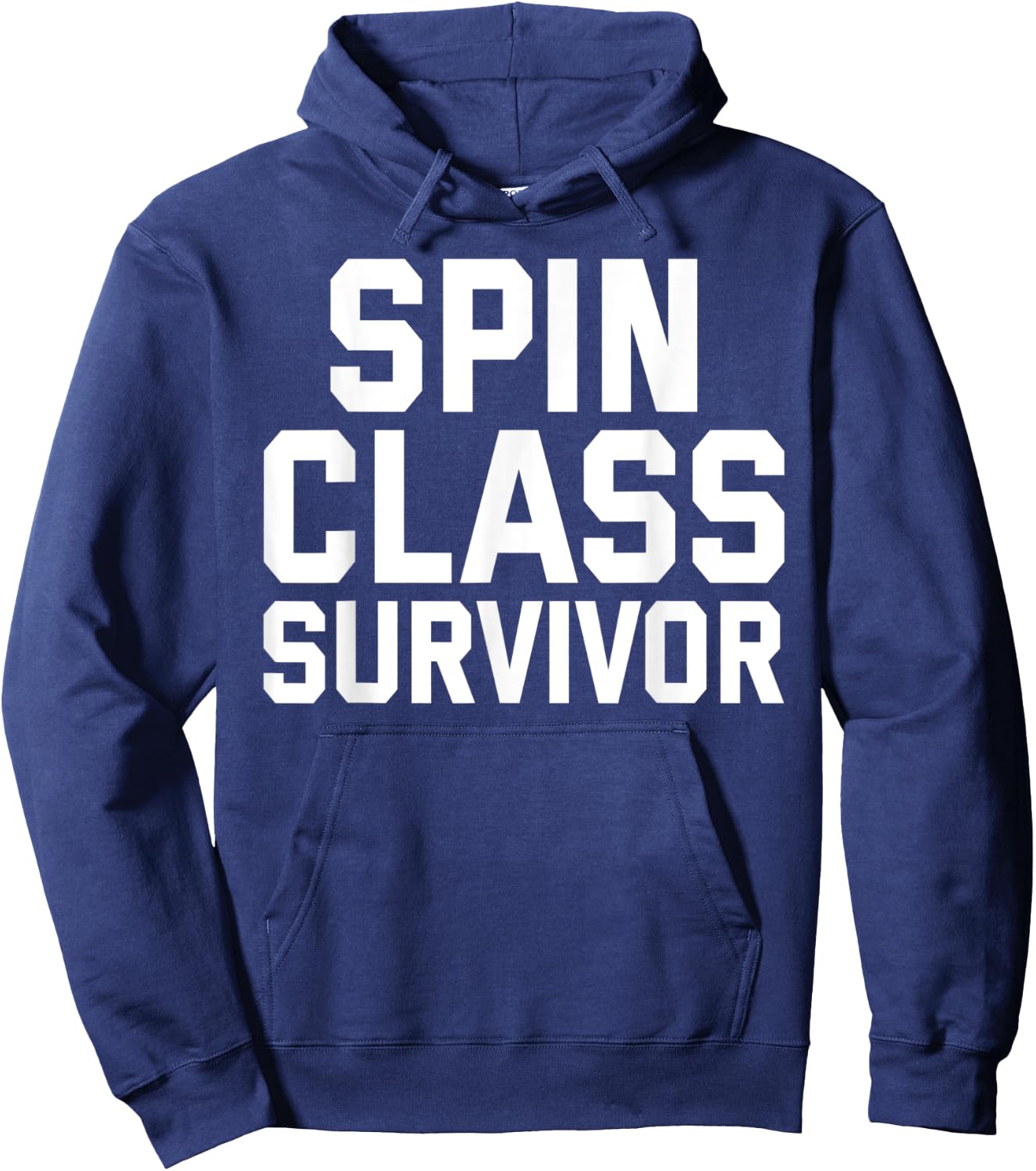 Spin Class Survivor Funny Spinning Spin Class Workout Gift Hoodie - Hoodie | Navy