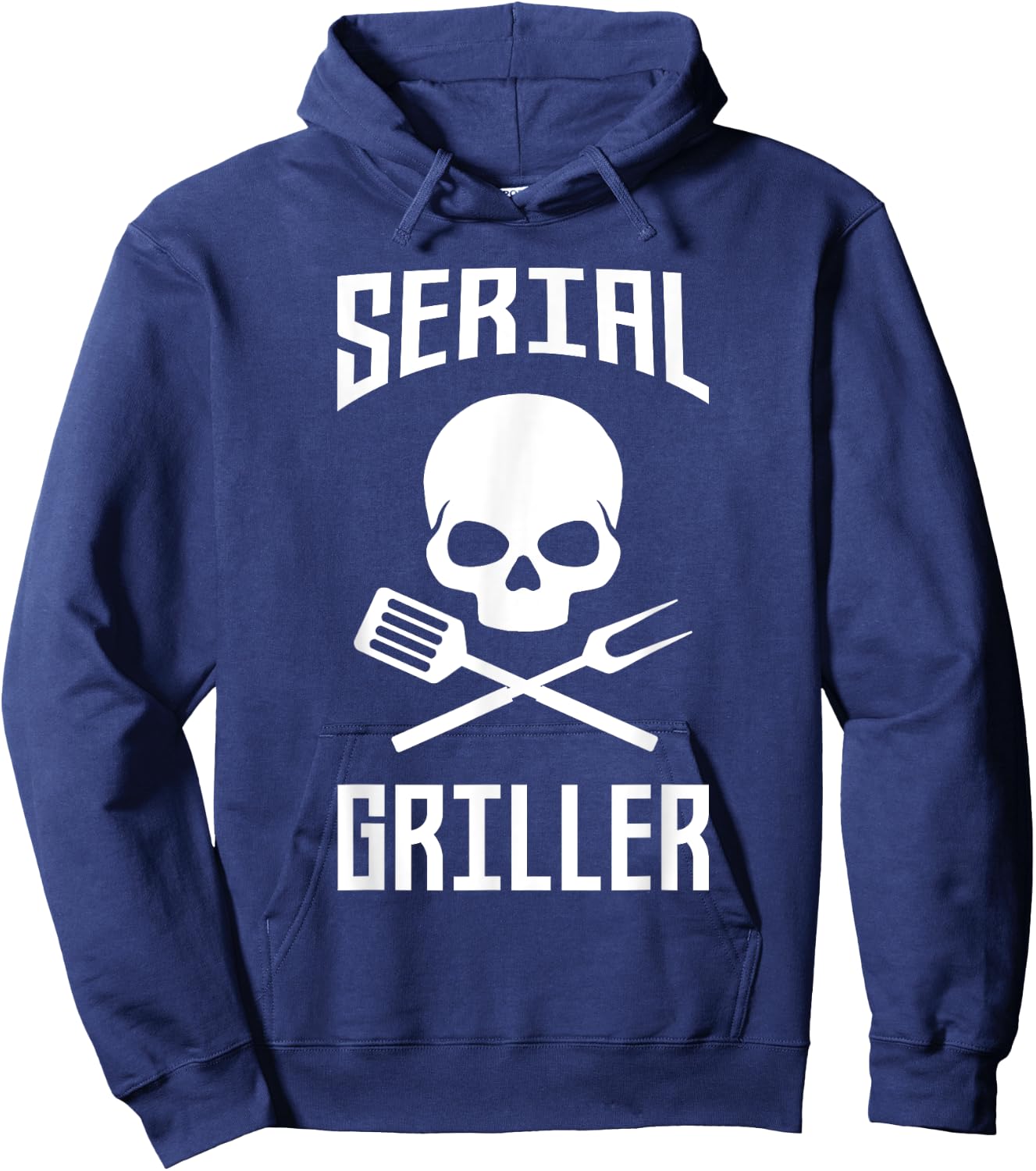 Serial Griller - Father's Day Gift Dad Daddy Grill Barbecue Hoodie - Hoodie | Navy