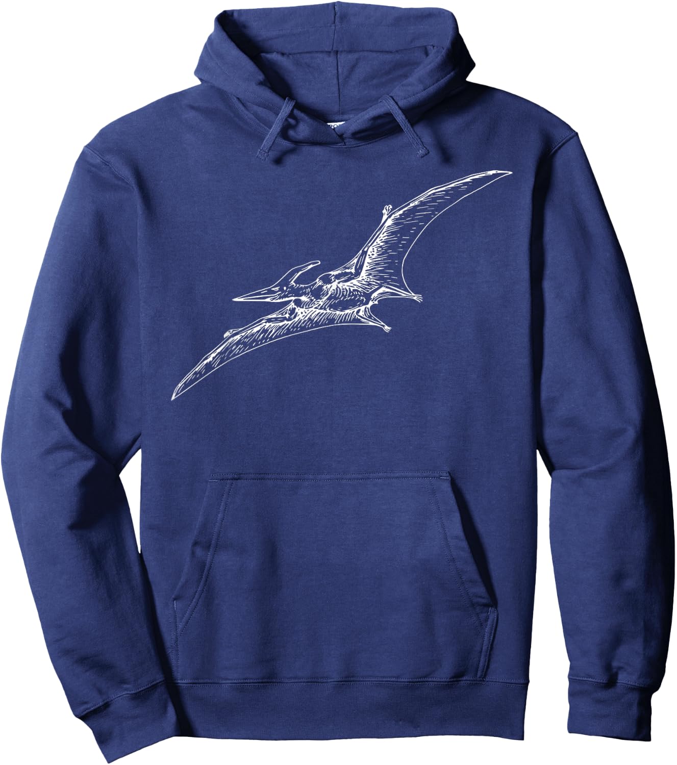 MKaur Pterodactyl Jurassic Dinosaur Flying Reptile Hoodie - Hoodie | Navy