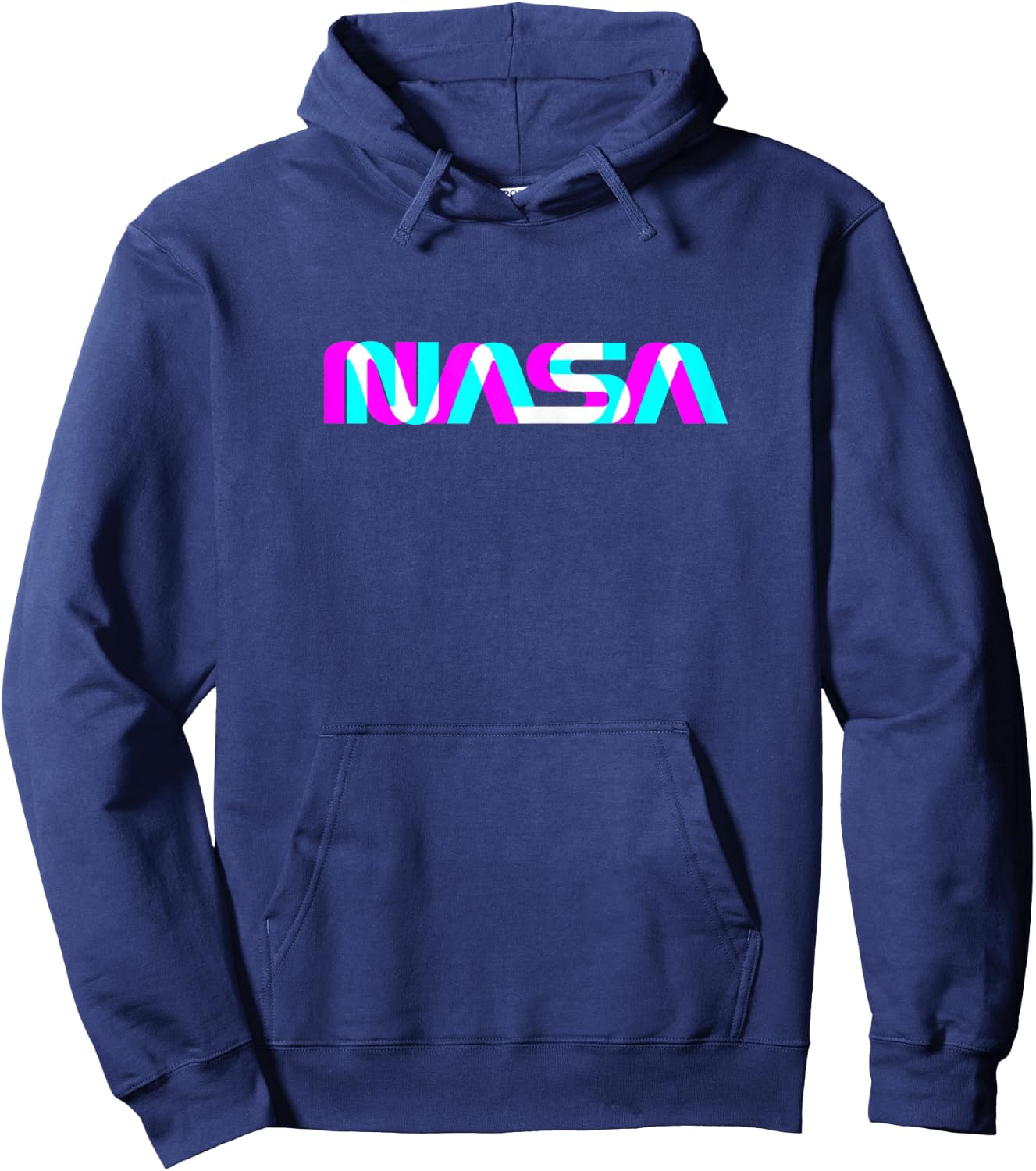 Classic NASA Worm Logo Space Aerospace Engineers Hoodie - Hoodie | Navy