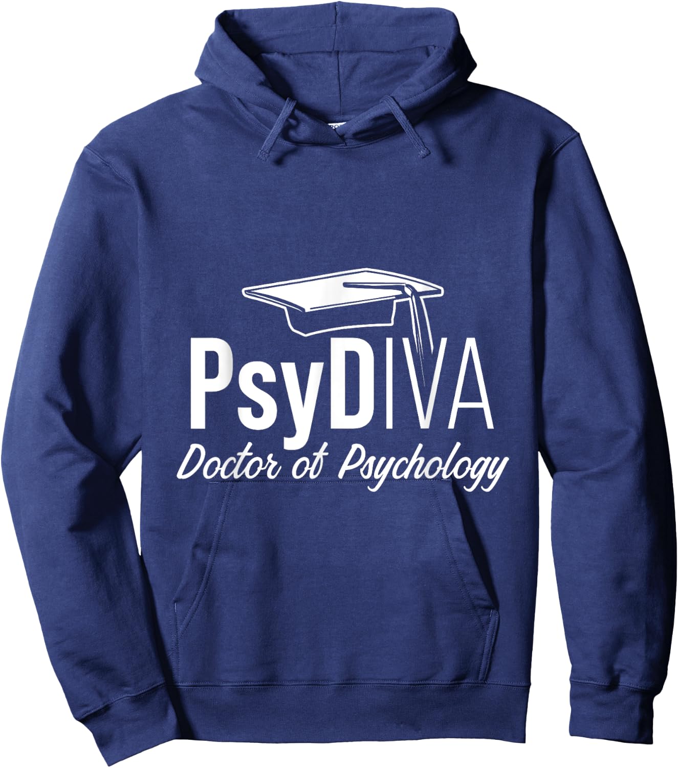 PsyD Doctor of Psychology PsyDiva Doctorate Graduation Hoodie - Hoodie | Navy