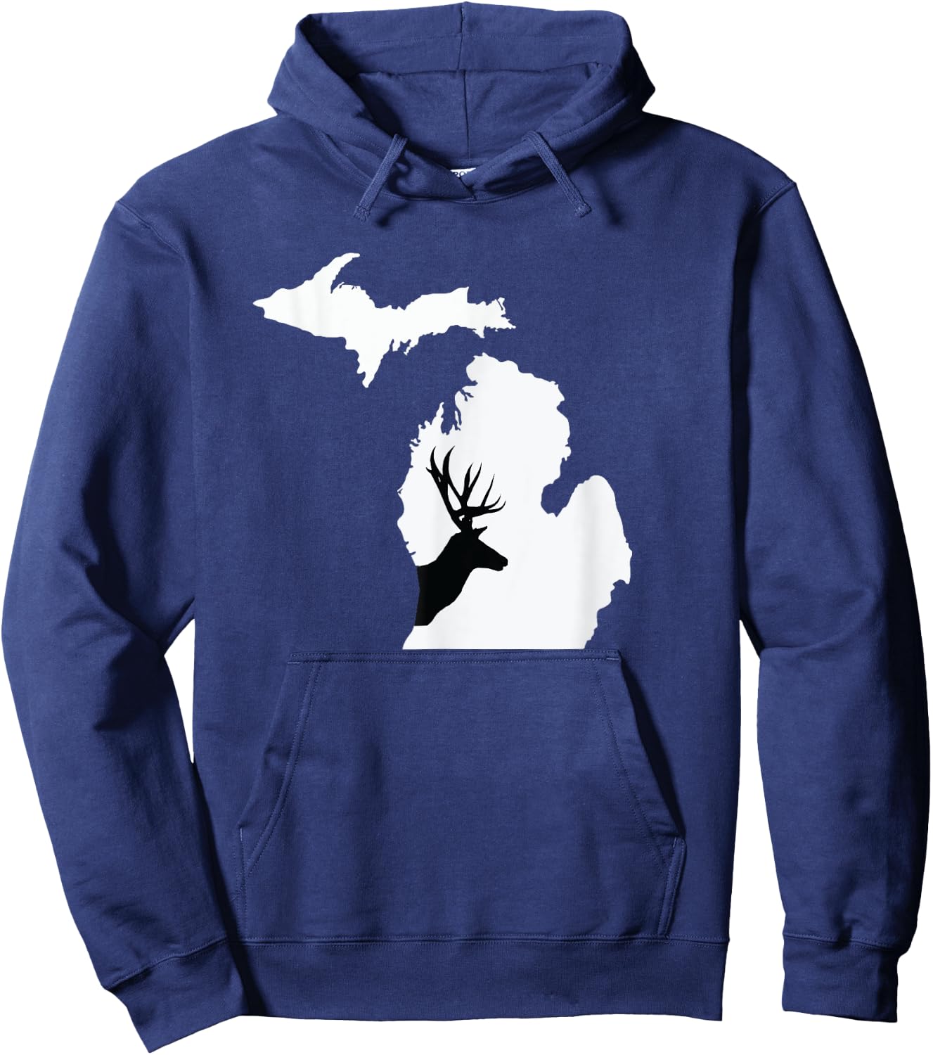 Michigan Deer Hunting Shirt Hoodie - Hoodie | Navy