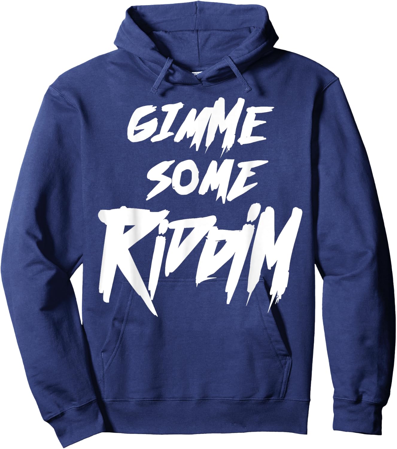 Riddim Shirt, Dubstep, Rave, EDM, Bass Head, Headbanger Hoodie - Hoodie | Navy
