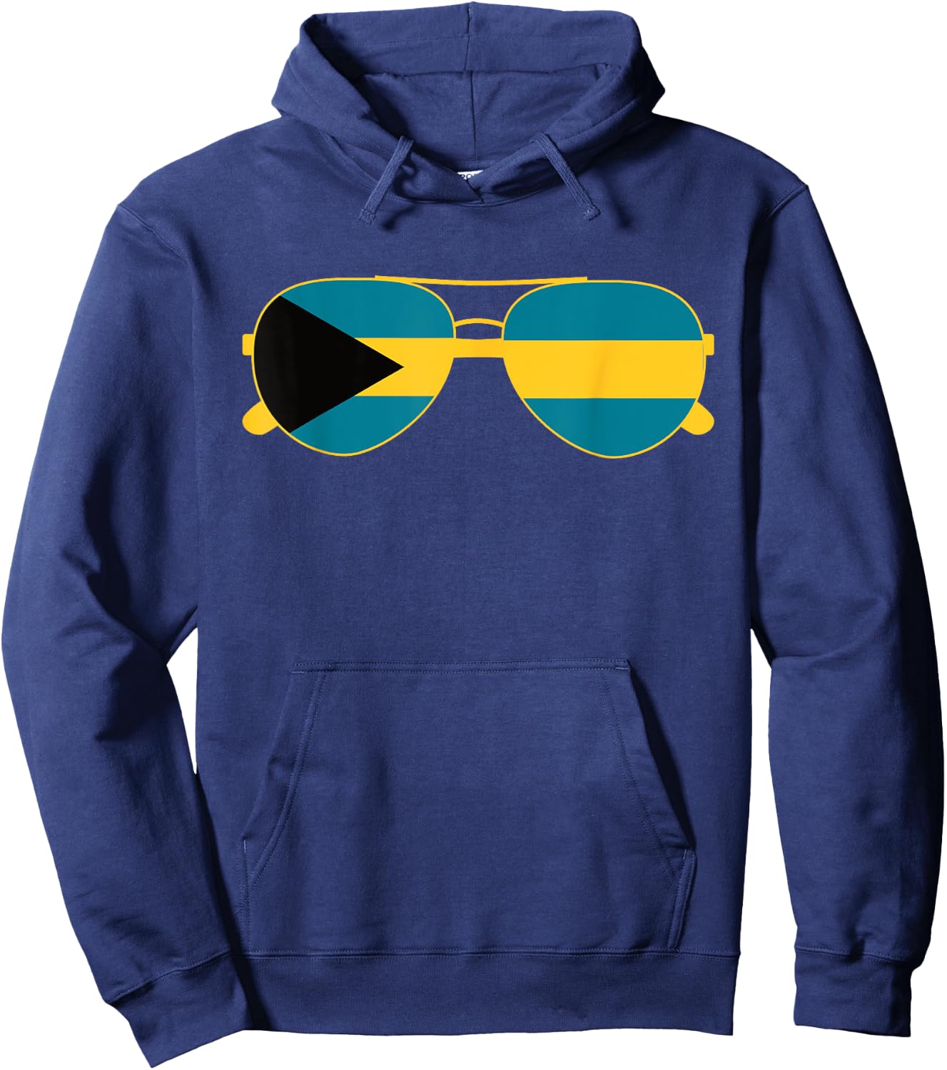 Bahamas Flag Sunglasses Bahamian Flag Hoodie - Hoodie | Navy