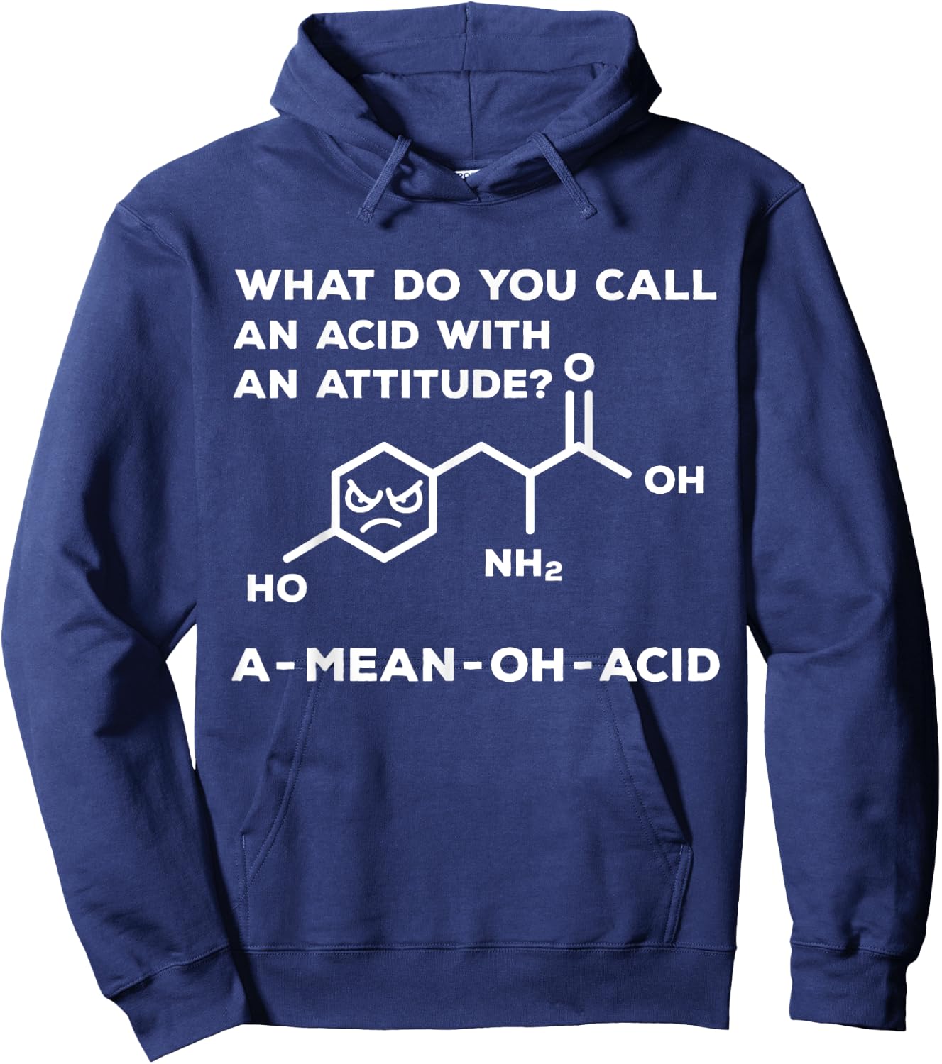 Biochemie Amino Acid - Biologist Laboratory Chemistry Laboratory Hoodie - Hoodie | Navy