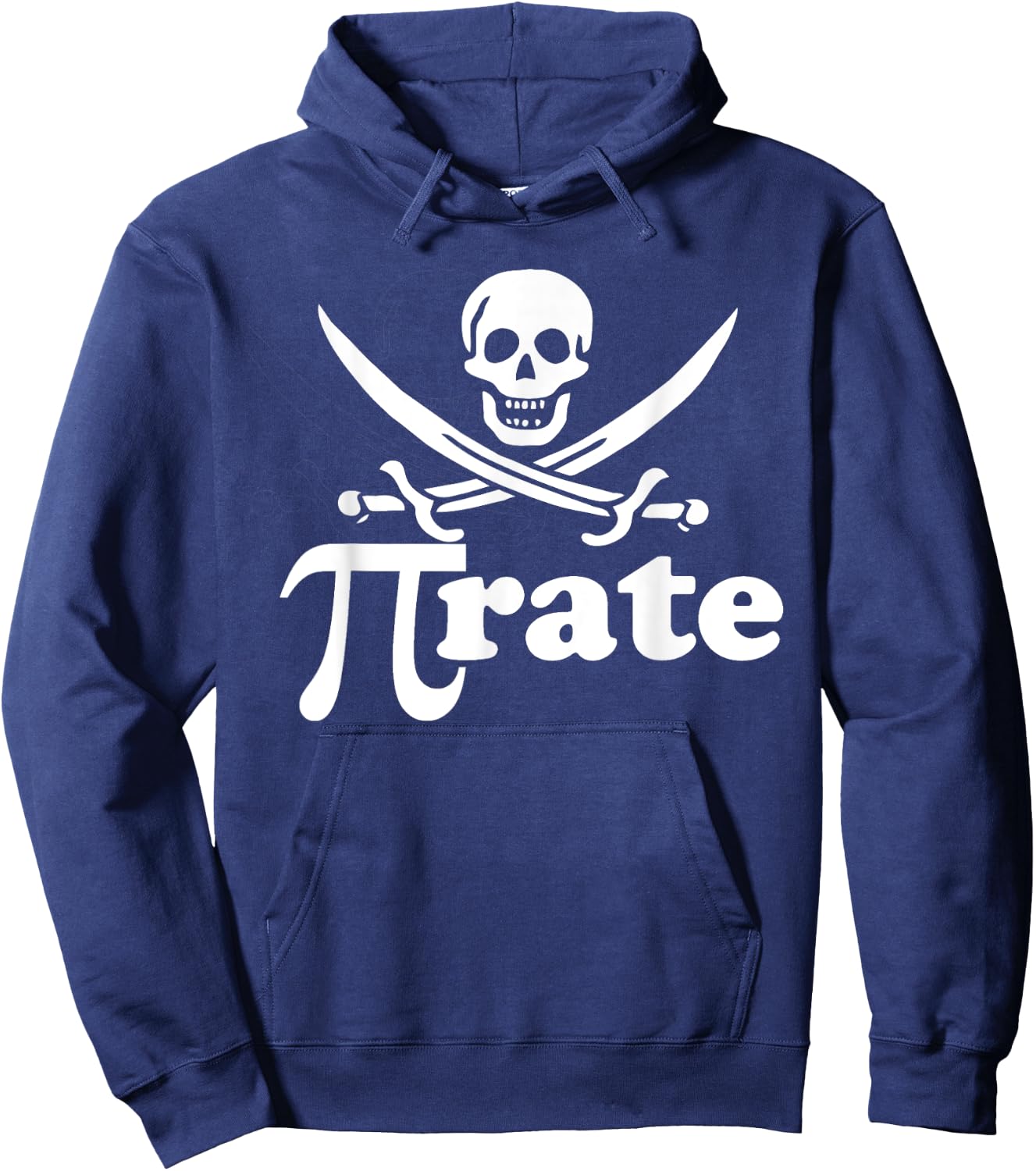 Pirate pi rate shirt for pi day math pirates Hoodie - Hoodie | Navy
