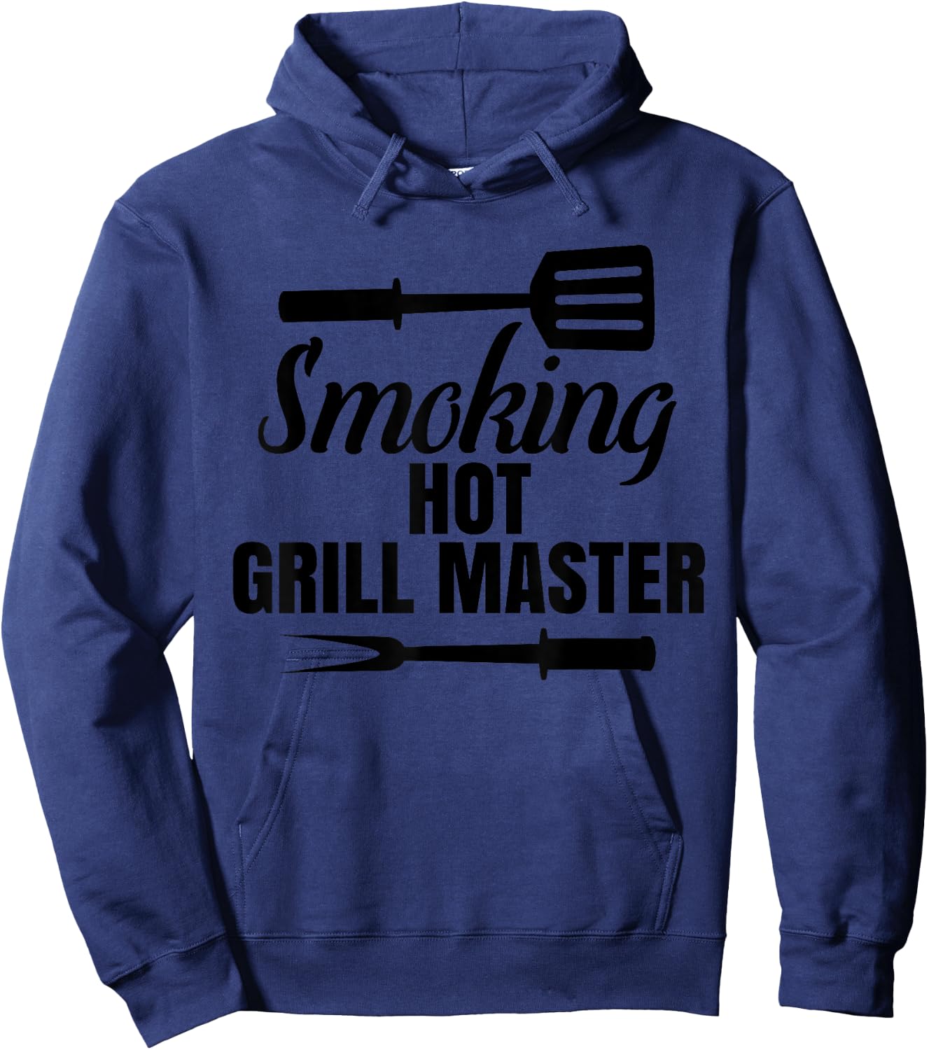 Smoking Hot Grill Master BBQ King Queen of The Grill Hoodie - Hoodie | Navy