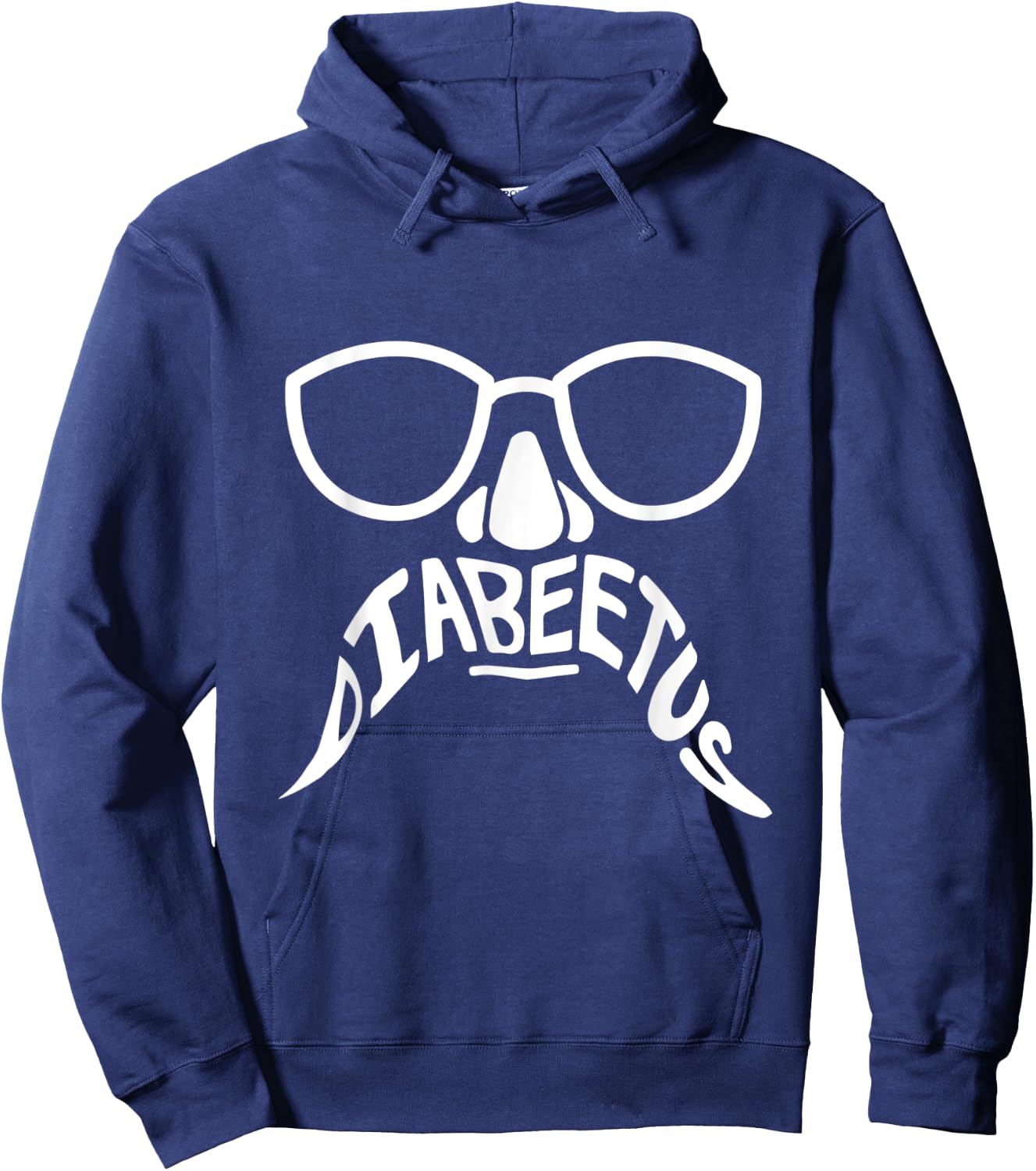 Diabeetus Awareness Diabetic Beard Support Hoodie - Hoodie | Navy