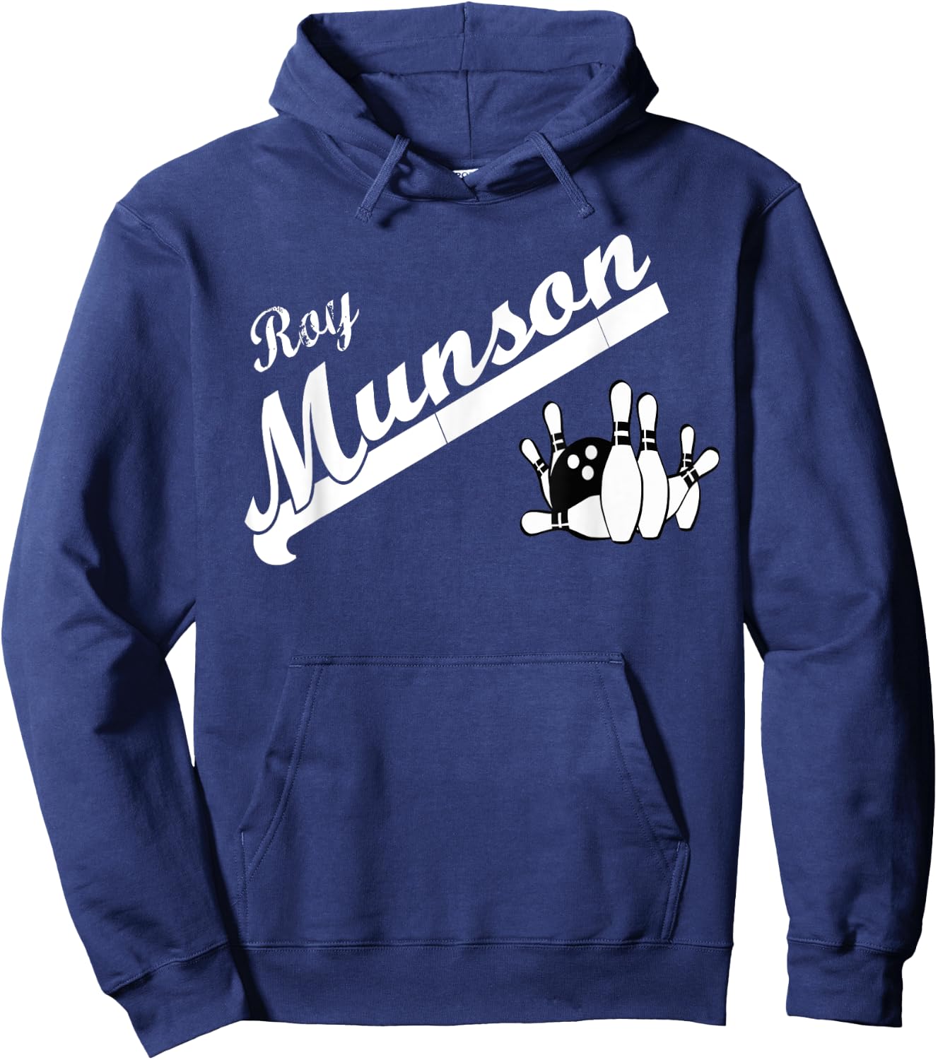 Funny Roy Munson king pin bowling t shirt Hoodie - Hoodie | Navy