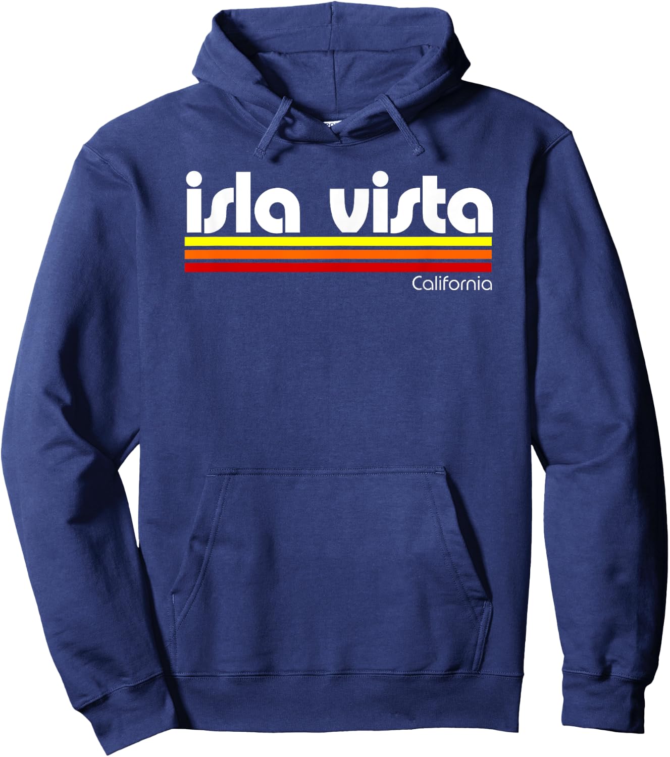Retro Isla Vista California Hoodie - Hoodie | Navy