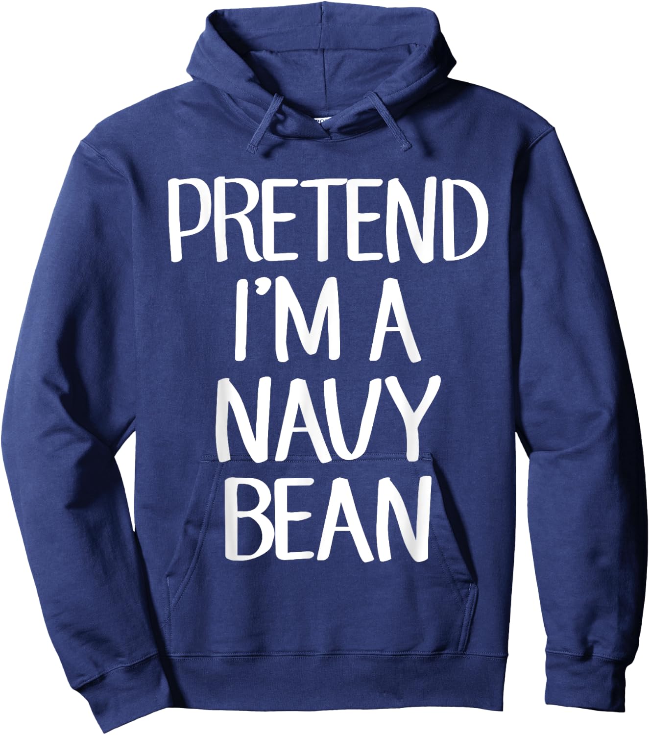 Pretend I'm A Navy Bean Costume Family Lazy Easy Halloween Hoodie - Hoodie | Navy